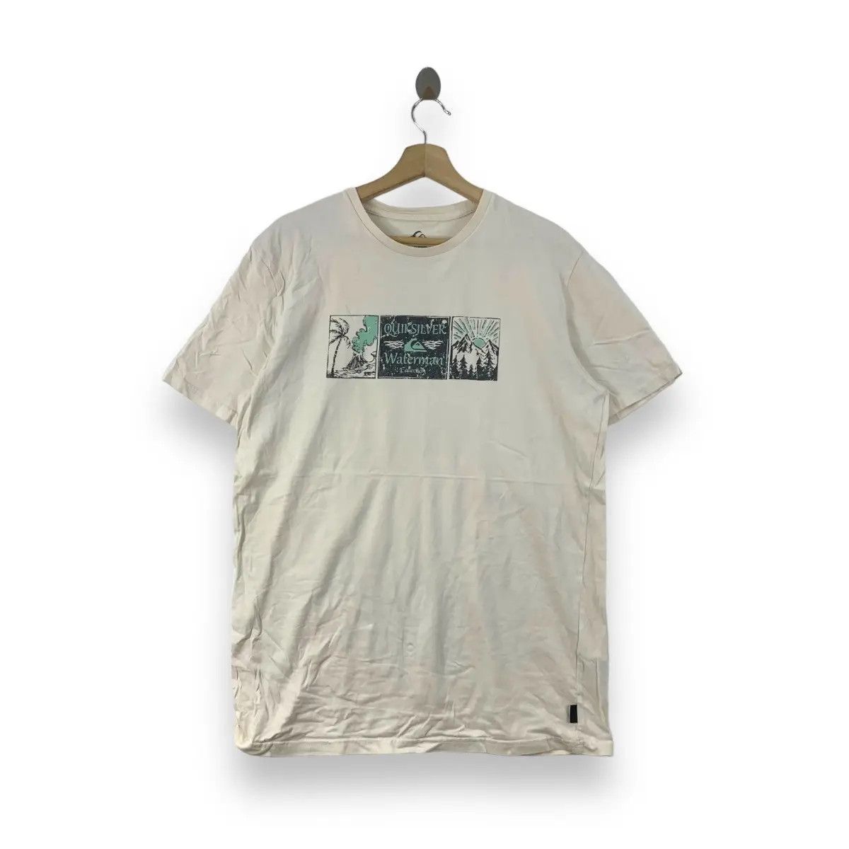 Quiksilver Vintage QUIKSILVER WATERMAN COLLECTION Tee Shirt Top Size US XL / EU 56 / 4 - 1 Thumbnail