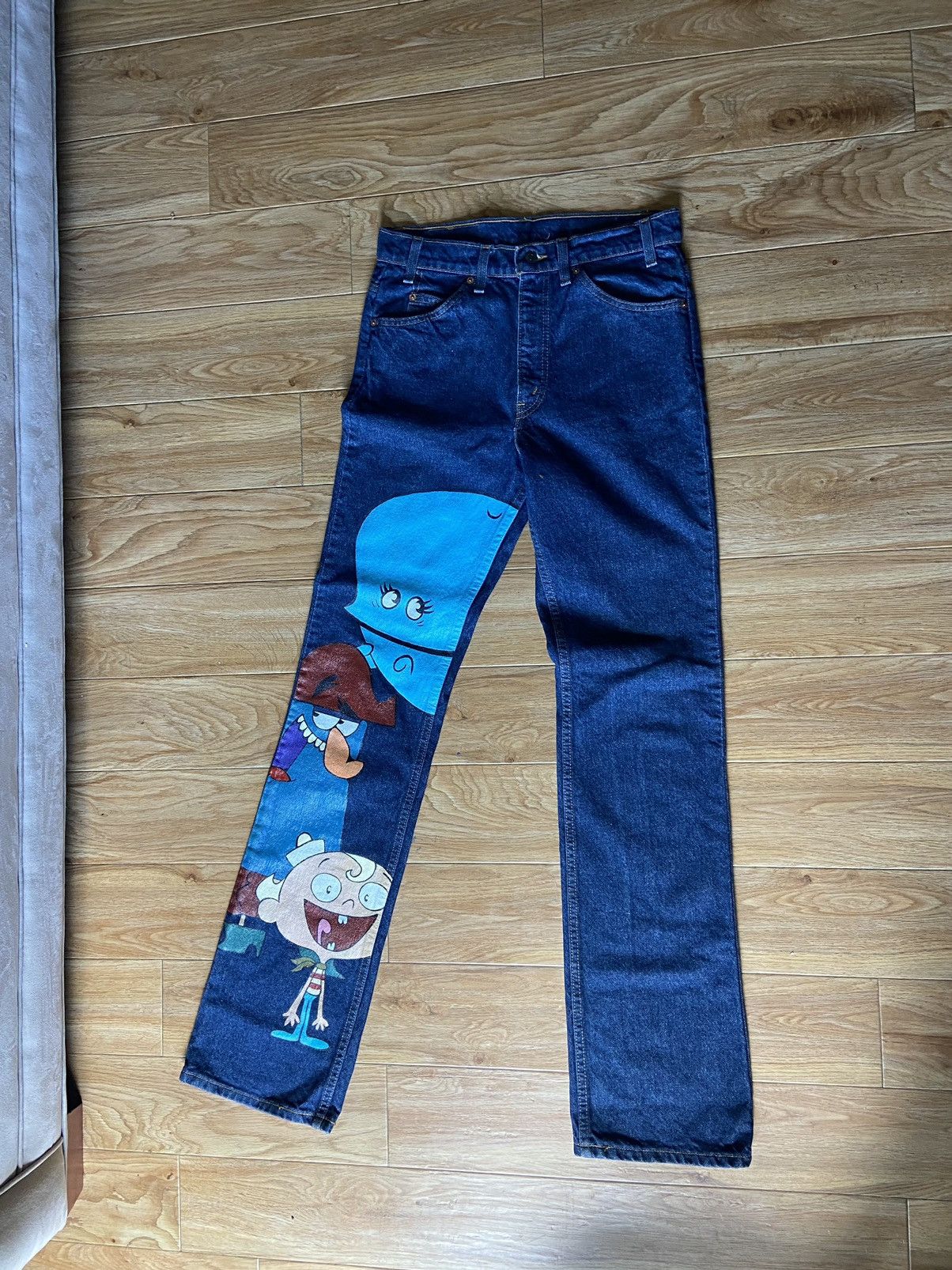 Levi's × Vintage Levi’s 517 orange tag custom Size US 32 / EU 48 - 2 Thumbnail