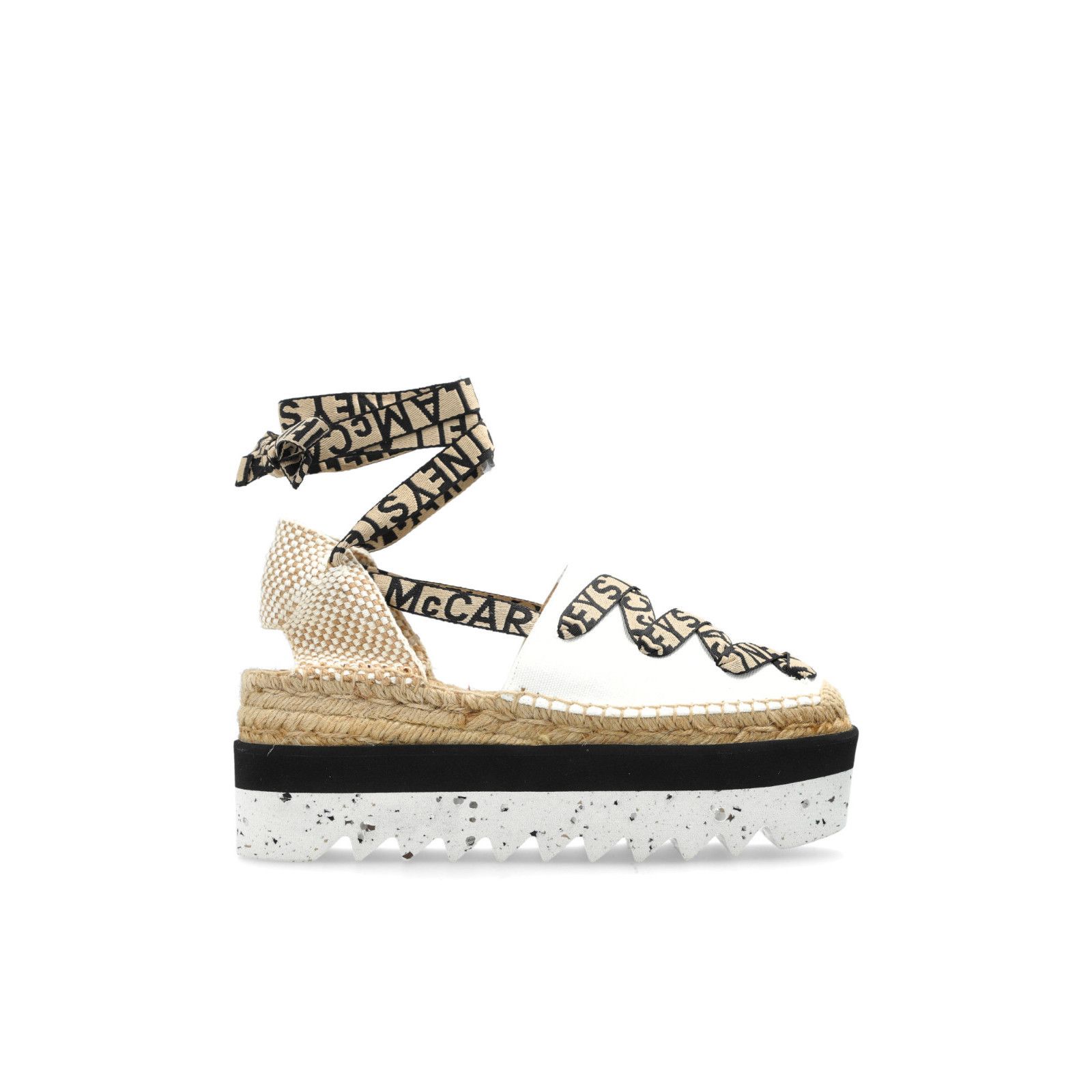 STELLA MCCARTNEY 'Gaia' White Platform Shoes New & Authentic