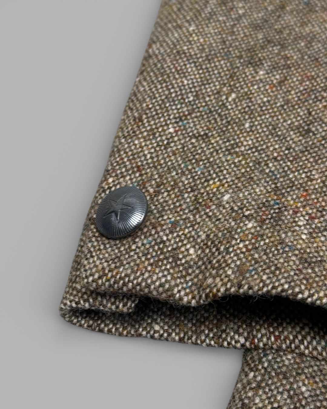 Thierry Mugler Rare 80’s THIERRY MUGLER Tweed Wool Blazer Jacket Size 50R - 8 Thumbnail