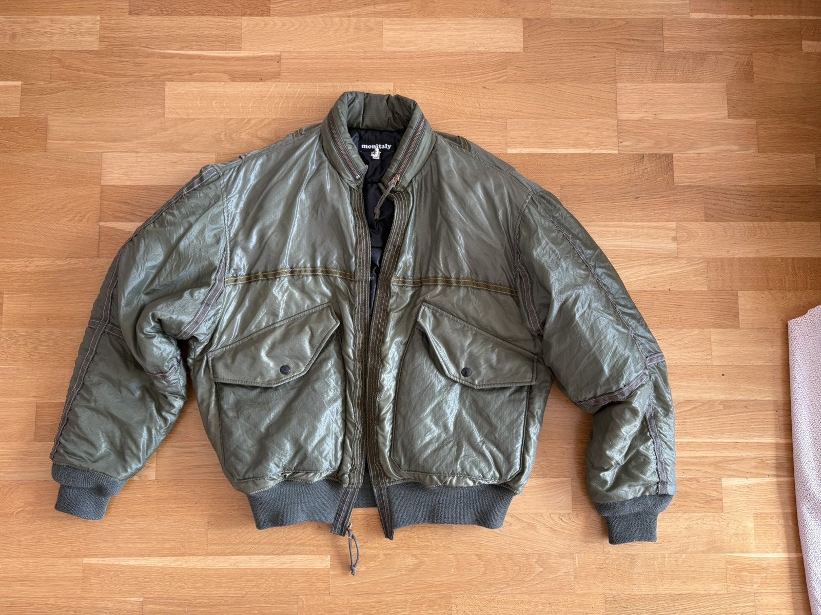 monitaly　 CWG Blouson 中綿ジャケット Military inspired design made with actual vintage army