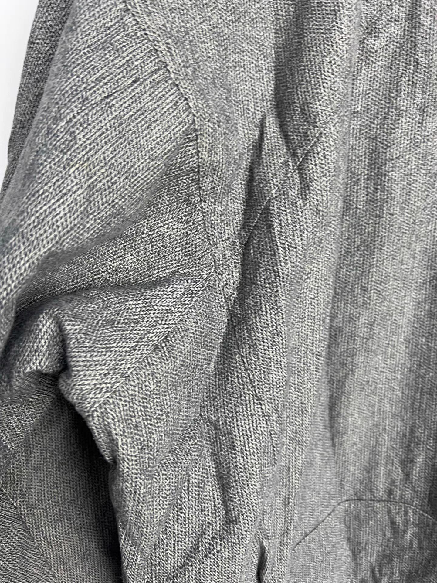 Issey Miyake Gray Zip-Up Light Jacket Size M Size US M / EU 48-50 / 2 - 4 Thumbnail