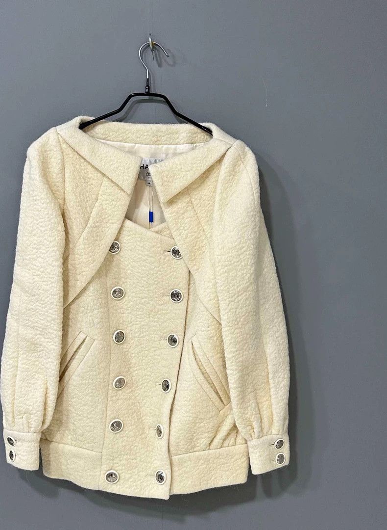 Chanel Chanel Snow series double-breasted tweed jacket 2504-Nextar Size XXS / US 00 / IT 34 - 2 Thumbnail