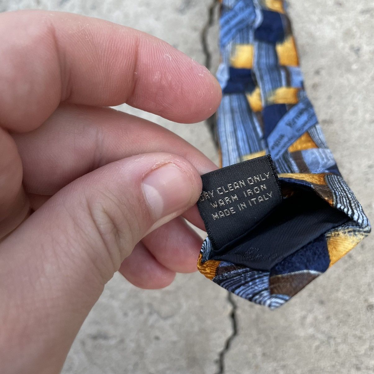Ermenegildo Zegna Vintage Ermenegildo Zegna Tie Silk Y2K 90s USA Size ONE SIZE - 7 Thumbnail