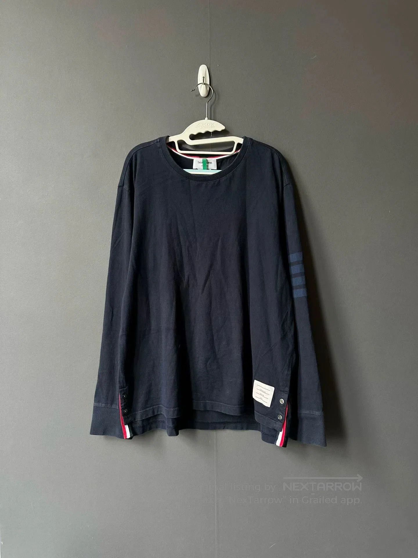 Thom Browne Thom Browne Blue Cuff Long Sleeve Top. Size US XS / EU 42 / 0 - 1 Thumbnail
