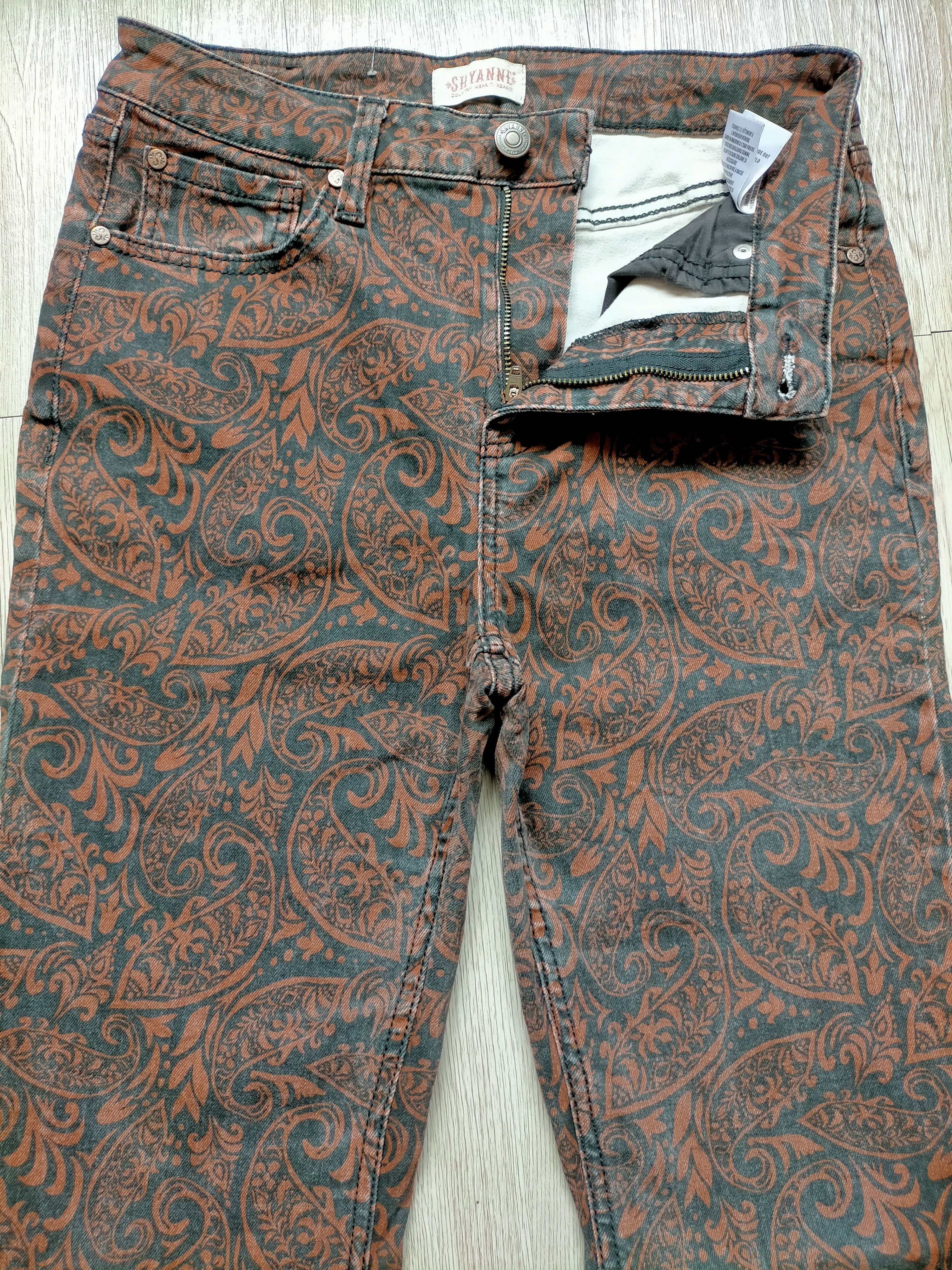 If Six Was Nine Flare Jeans Shyanne Paisley Boot cut denim Size US 28 / EU 44 - 2 Thumbnail