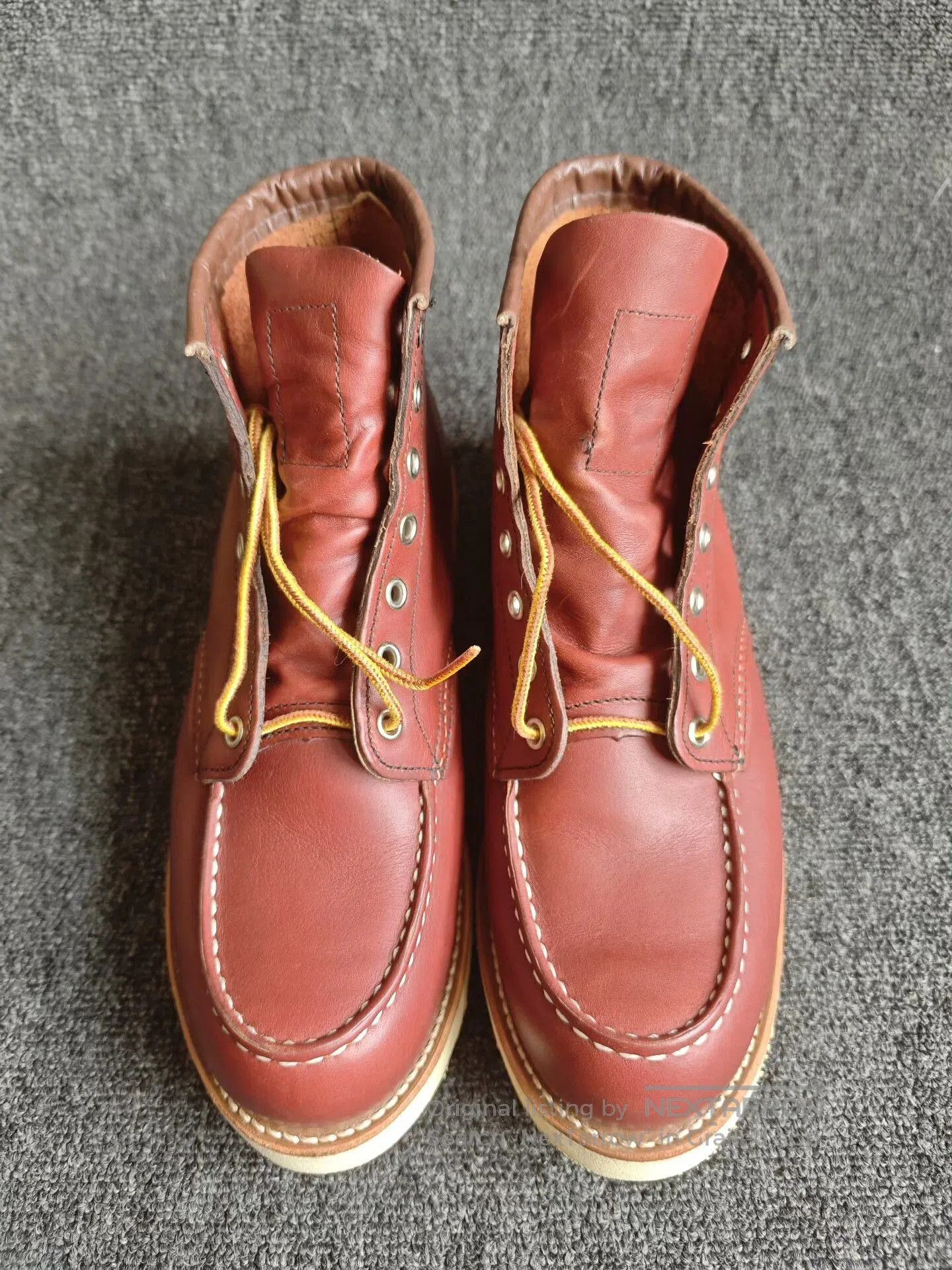 Red Wing 9106 8.5D Purple Leather Boots.