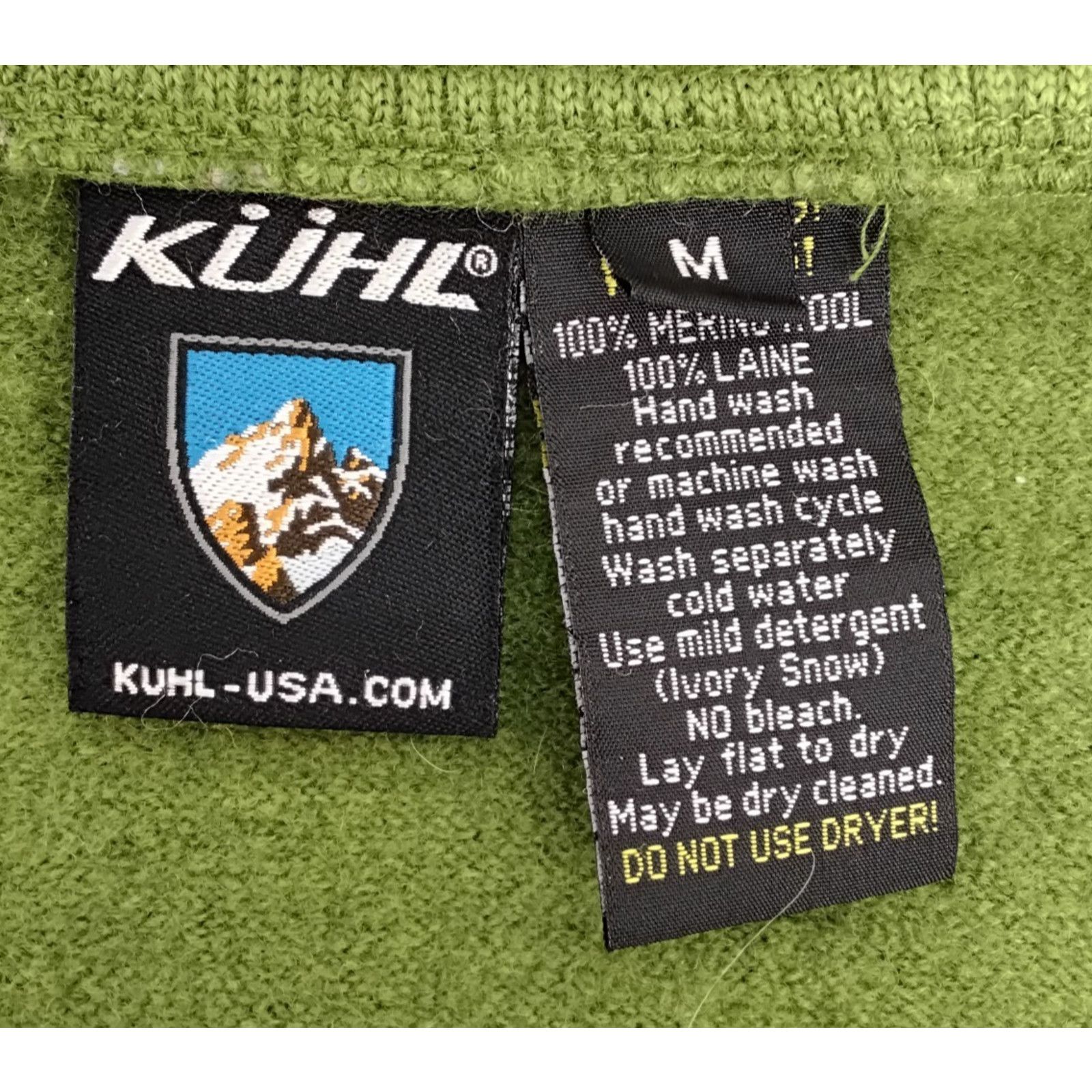 Kuhl Kuhl Merino Wool Sweater Women's M Green Full Zip Shrunken Size M / US 6-8 / IT 42-44 - 11 Thumbnail