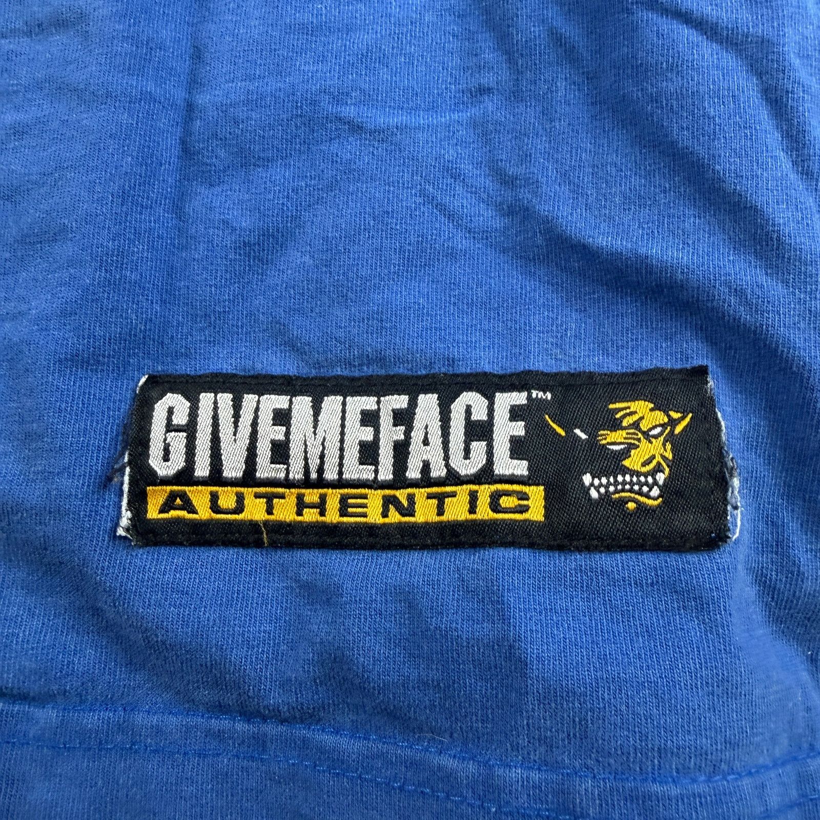 Vintage Give Me Face Long Sleeve Shirt 2XL Distressed Y2K Streetwear Size US XXL / EU 58 / 5 - 7 Thumbnail