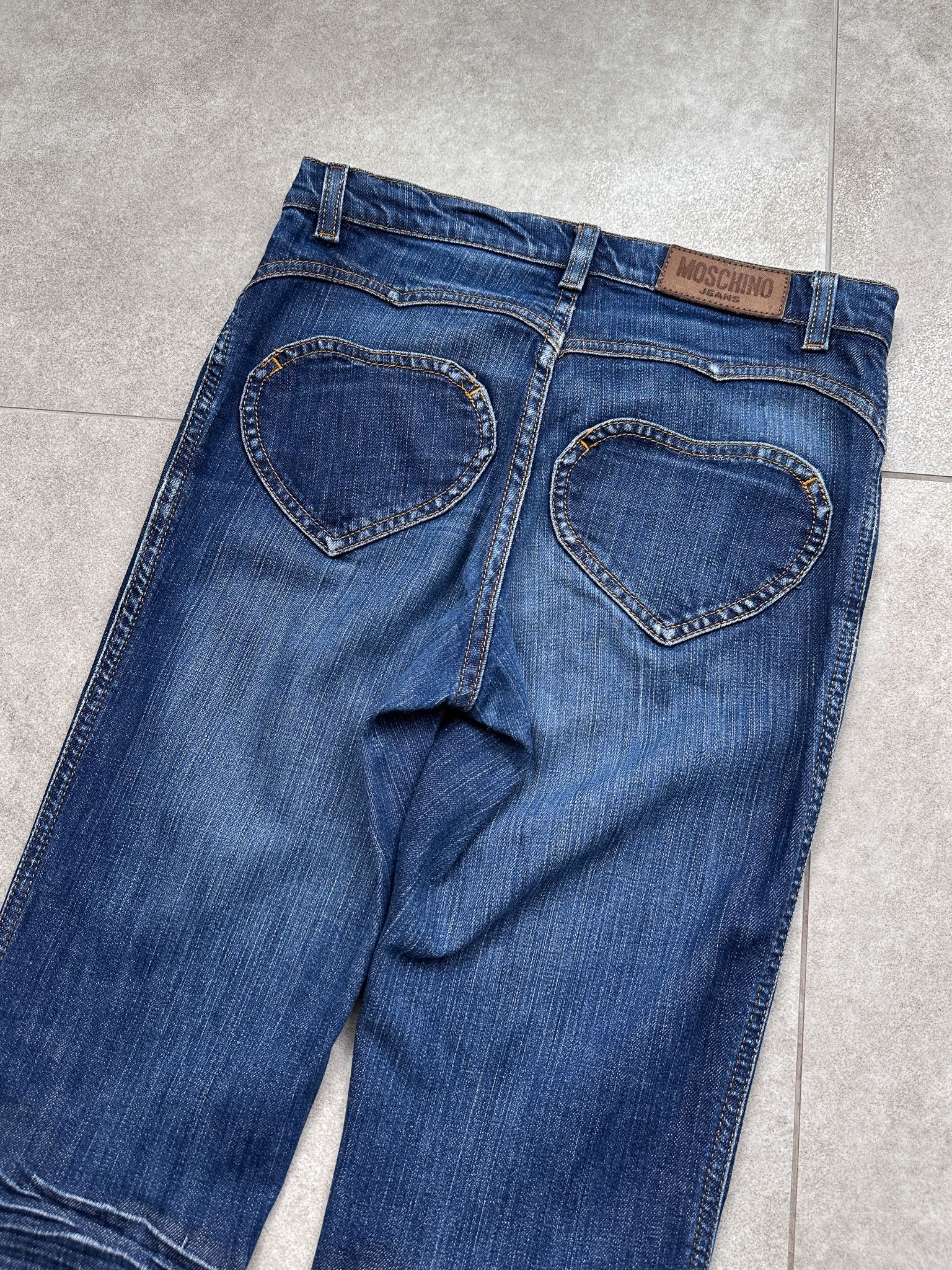 Moschino Vintage Y2K Moschino Flare Denim Pants Jeans Size 27" / US 4 / IT 40 - 7 Thumbnail
