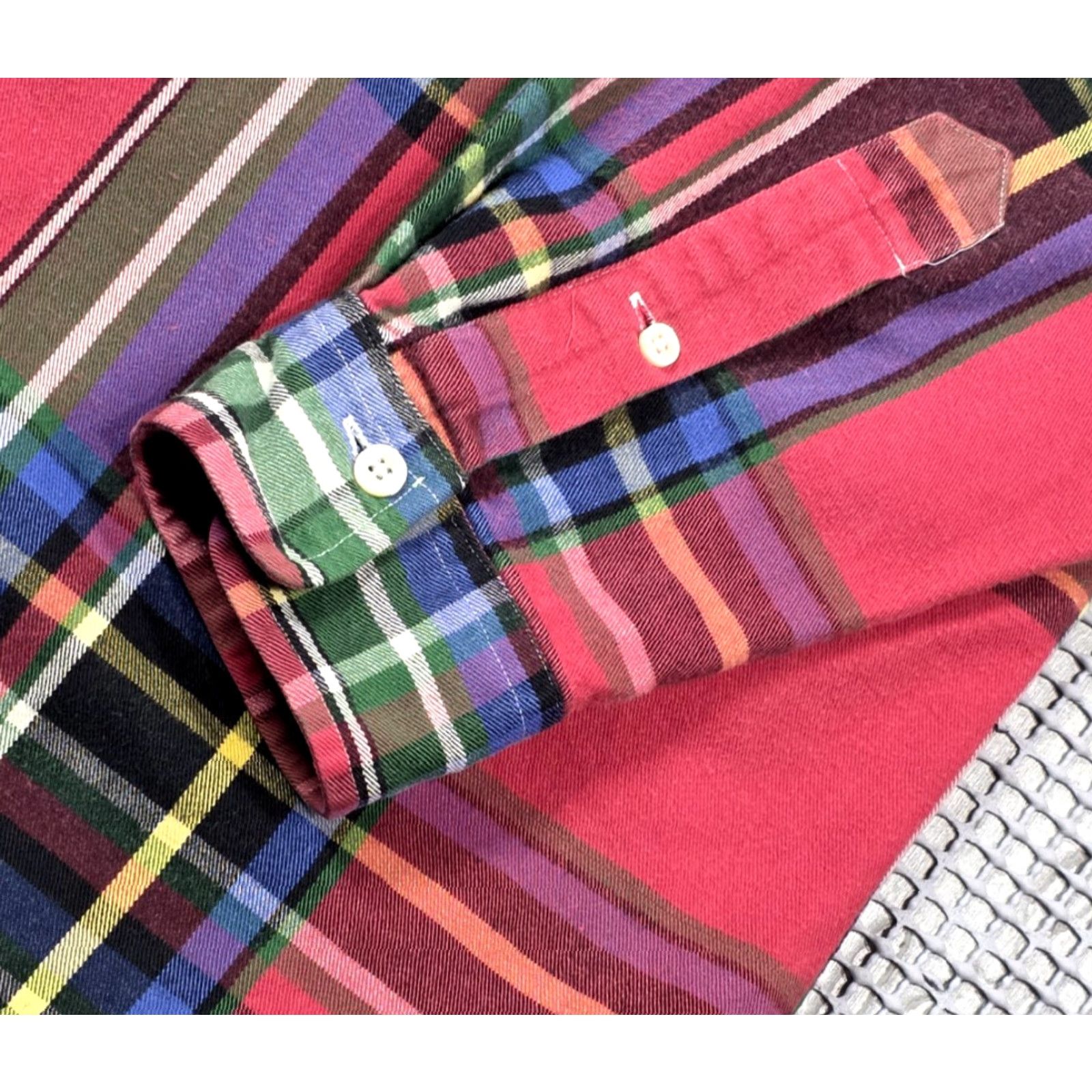 Polo Ralph Lauren VTG Polo Ralph Lauren Shirt Mens L Button-Up Red Multicolor Plaid Flannel 90s Polo Ralph Lauren Shirt Mens L Button-Up Red Multicolor Plaid Flannel Size US L / EU 52-54 / 3 - 6 Thumbnail