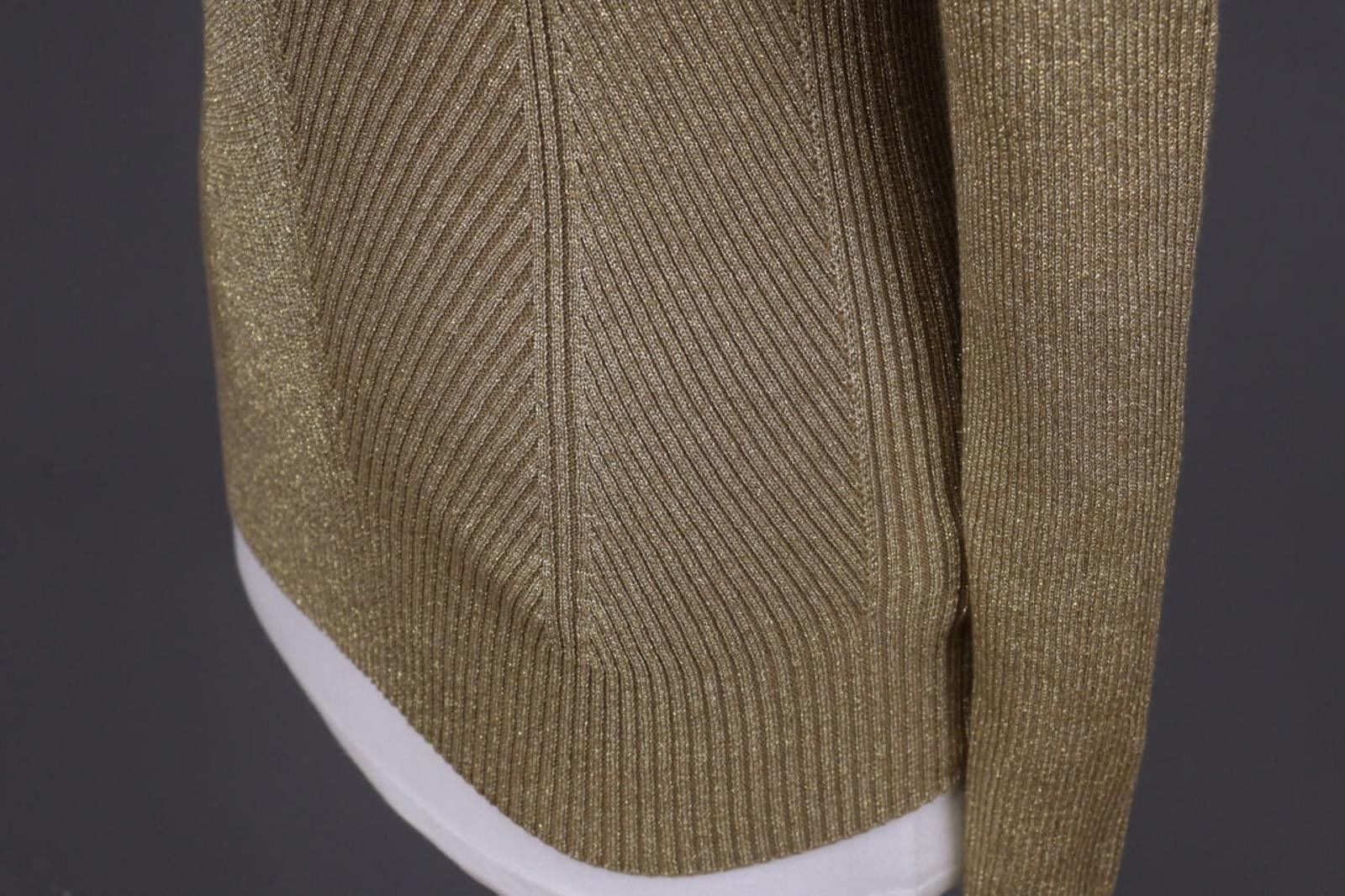 Lauren Ralph Lauren Lauren Ralph Lauren Brown Ribbed V-Neck Knit Sweater Size S Size S / US 4 / IT 40 - 8 Thumbnail