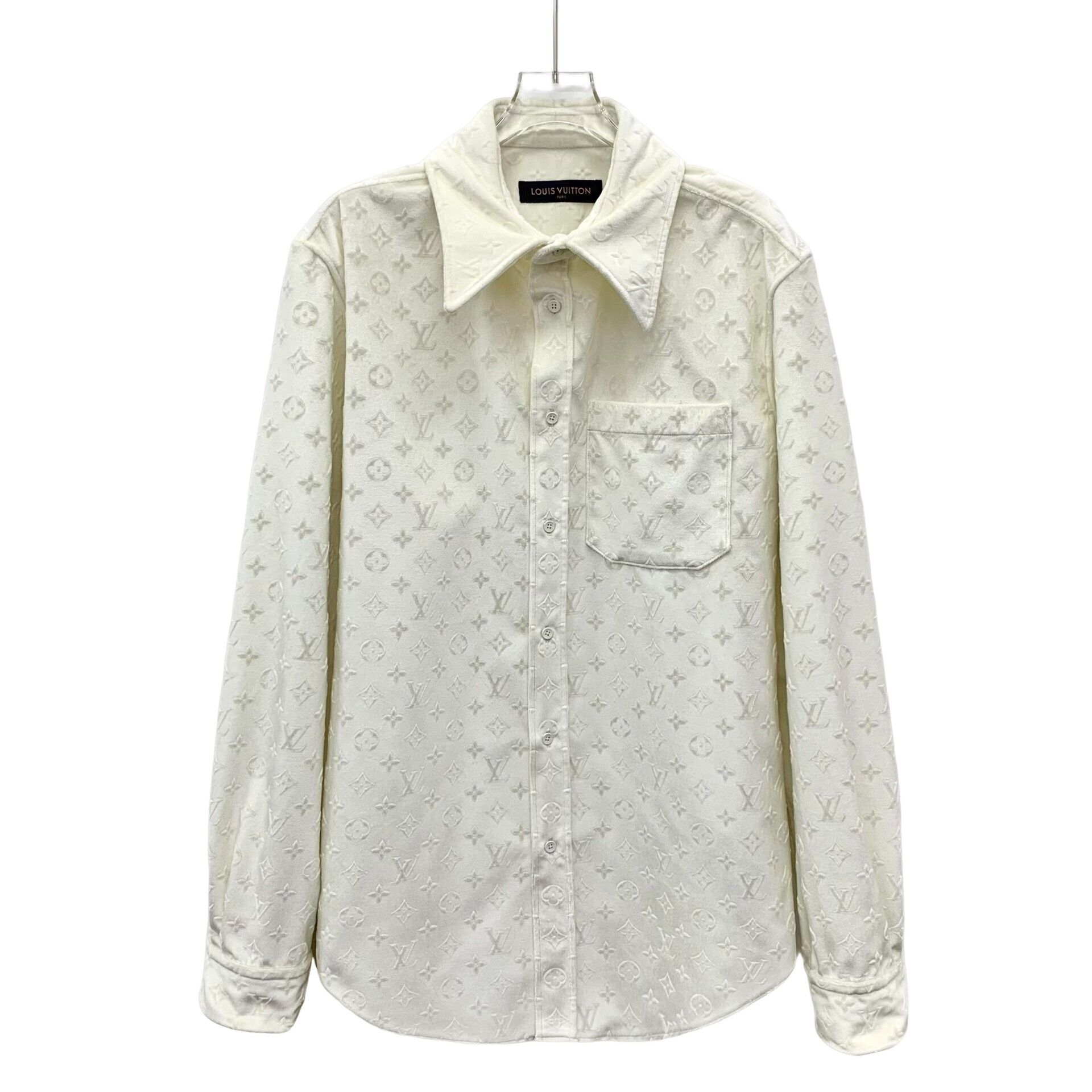 Louis Vuitton Louis Vuitton Monogram Long Sleeve Shirt XL Size US XL / EU 56 / 4 - 1 Thumbnail