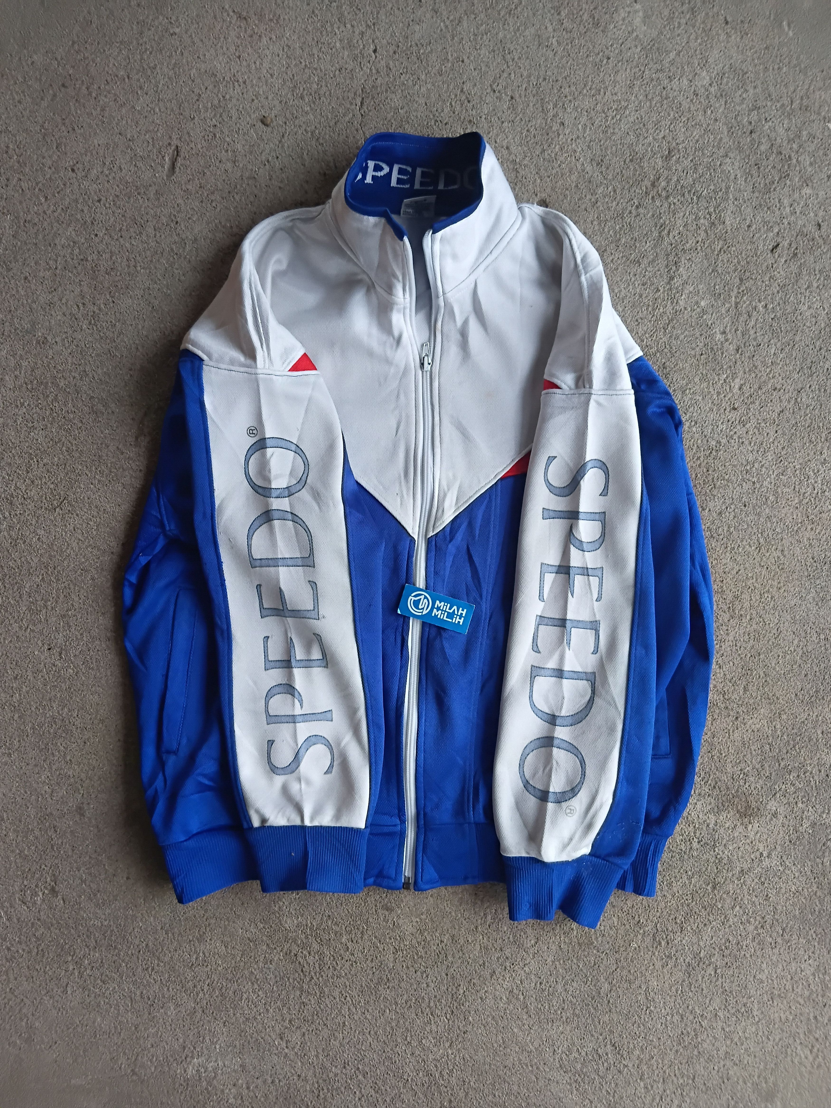 Speedo vintage 90s spedo track top jacket Size US L / EU 52-54 / 3 - 5 Thumbnail