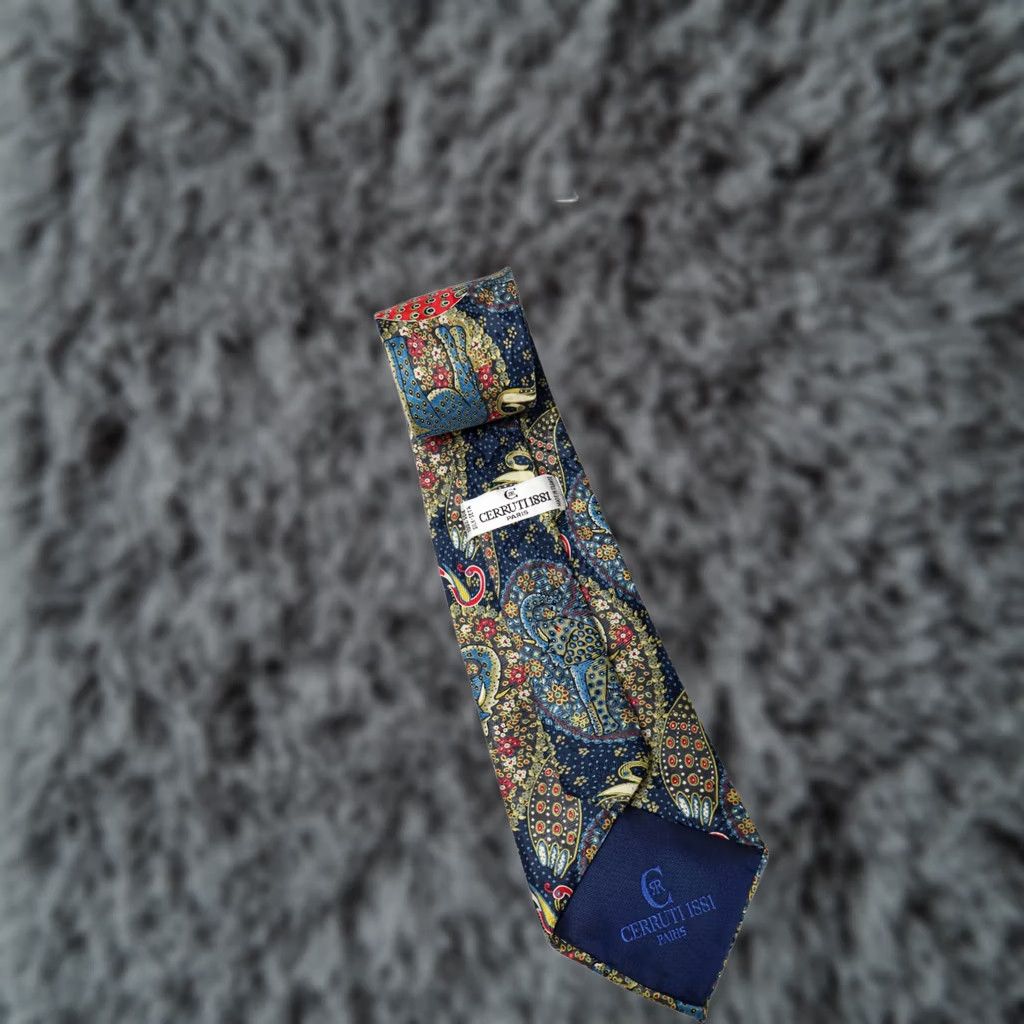 Cerruti 1881 CERRUTI 1881 Tie Men's ONE SIZE Multicolor Patterned Pure Silk Size ONE SIZE - 1 Thumbnail