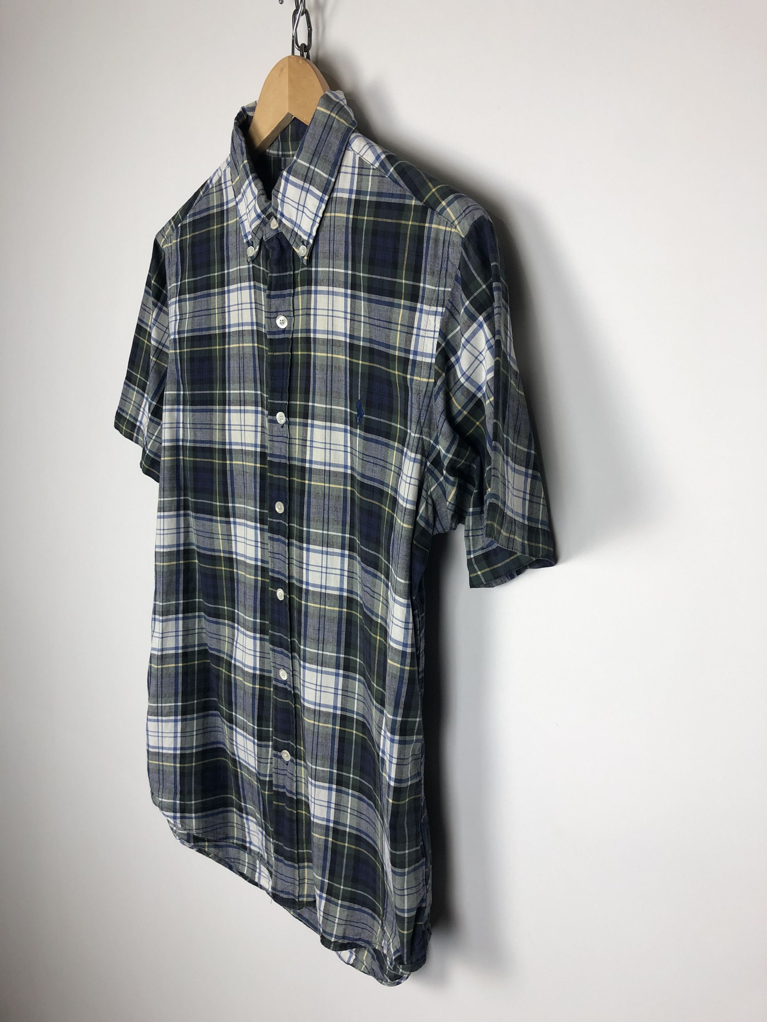 Polo Ralph Lauren Polo Ralph Lauren Check Shirt Vintage Small Logo M Size US M / EU 48-50 / 2 - 6 Thumbnail