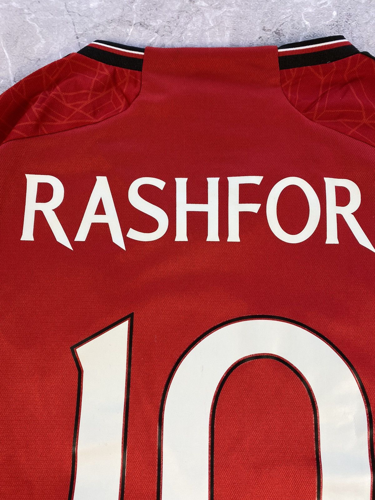 Adidas × Vintage Manchester United 2021 #10 Marcus Rashford Adidas Soccer Jer Size US XL / EU 56 / 4 - 9 Thumbnail