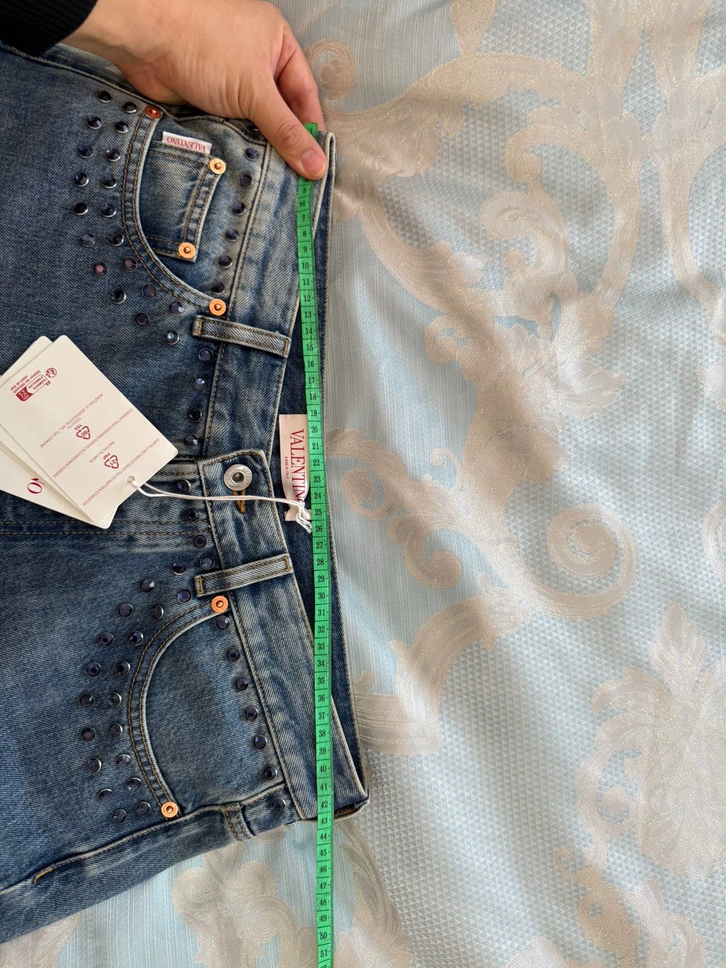 Valentino Valentino New 32 Jeans Waist Crystal Band Size US 32 / EU 48 - 9 Thumbnail
