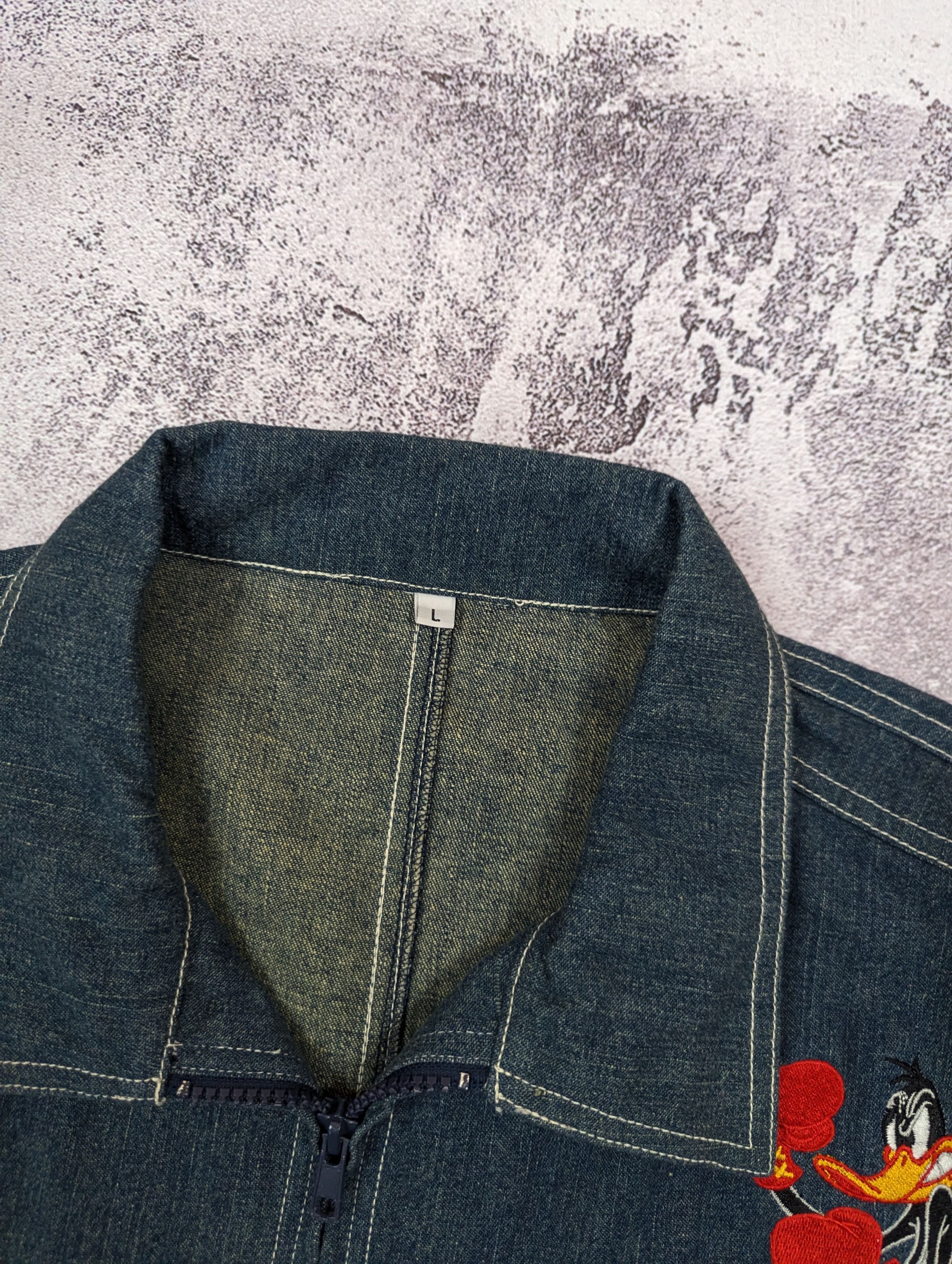 Vintage Vintage Clubs Fighters Boxing Denim Jacket Size L Size US L / EU 52-54 / 3 - 19 Thumbnail