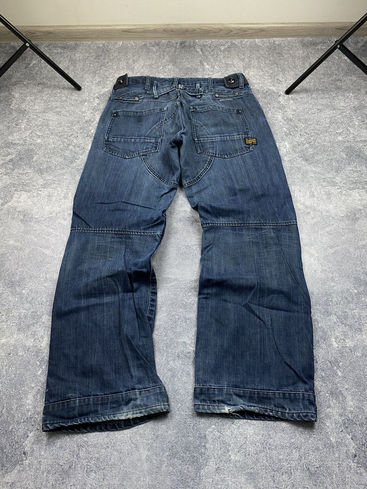 G-Star × Japanese Brand × Vintage Vintage G-Star Raw Japanese Distressed Cargo Pants Y2K Size US 34 / EU 50 - 2 Thumbnail