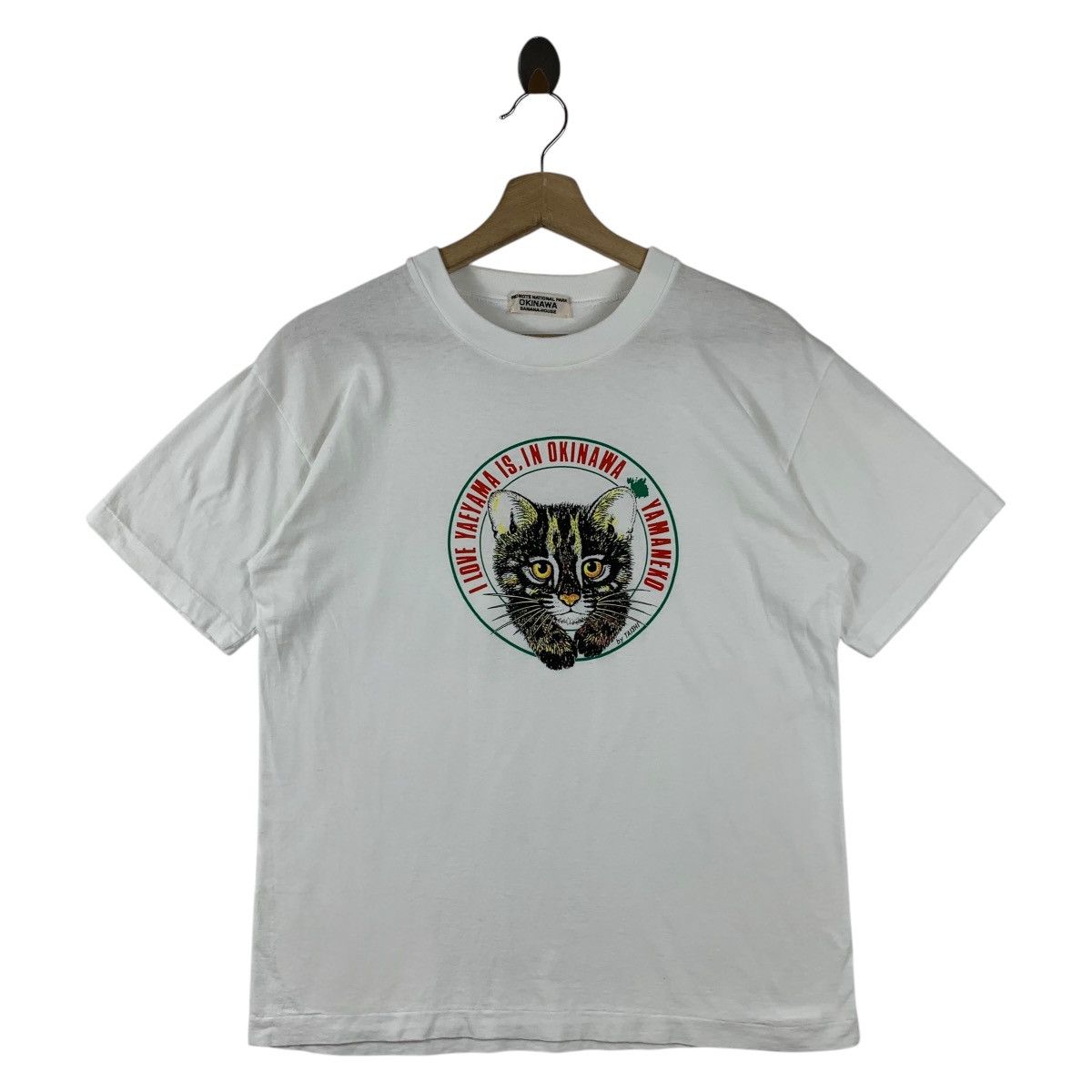Japanese Brand × Vintage Vintage OKINAWA cat photo by taishi photo tee Size US M / EU 48-50 / 2 - 1 Thumbnail