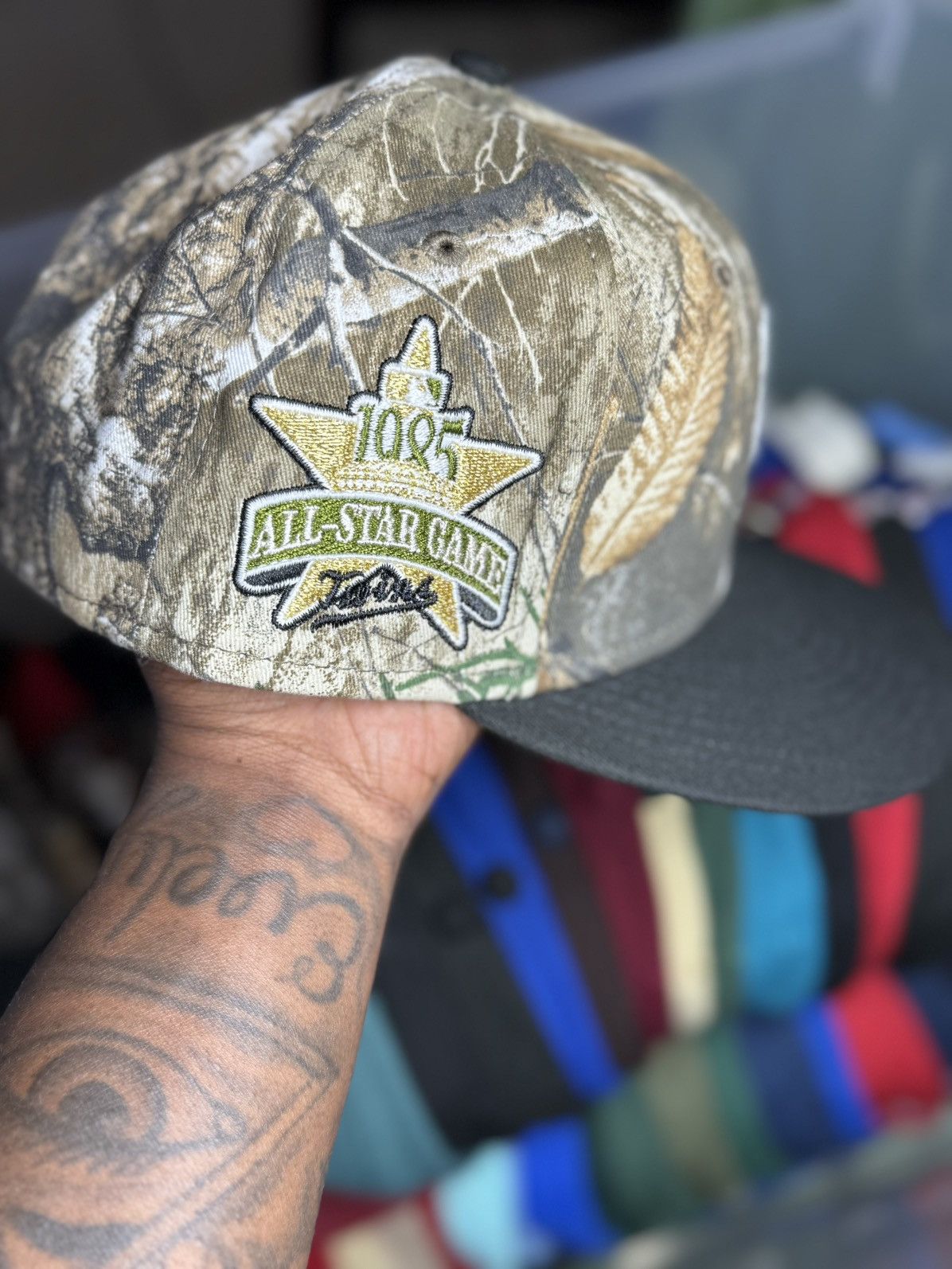 Hat Club × New Era 7 1/4 All The Right Minnesota Twins Real Tree Camo Size ONE SIZE - 4 Thumbnail