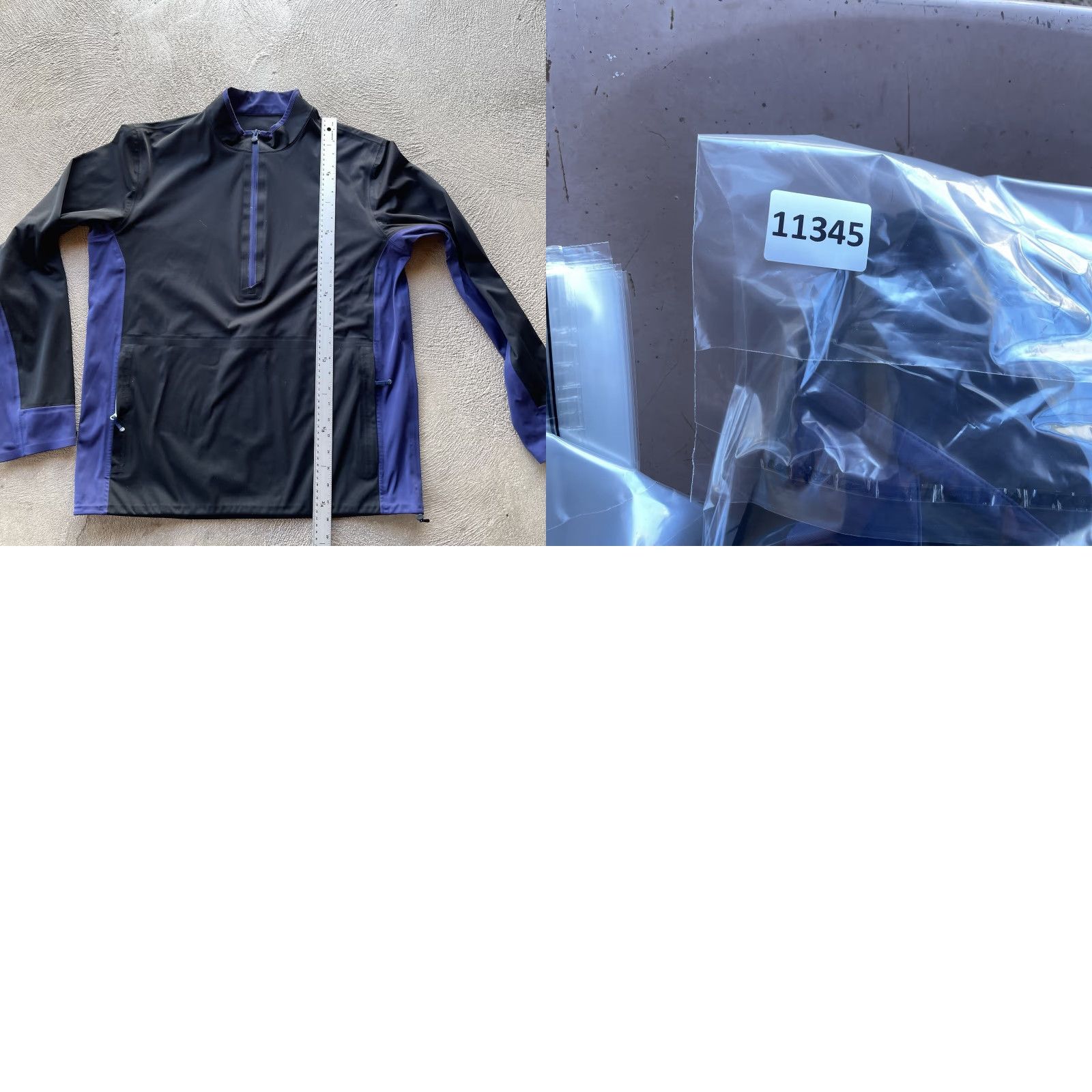 Vintage Greyson Jacket Mens Medium Black Windbreaker Golf Performance Stretch 1/4 Zip Size US M / EU 48-50 / 2 - 8 Thumbnail