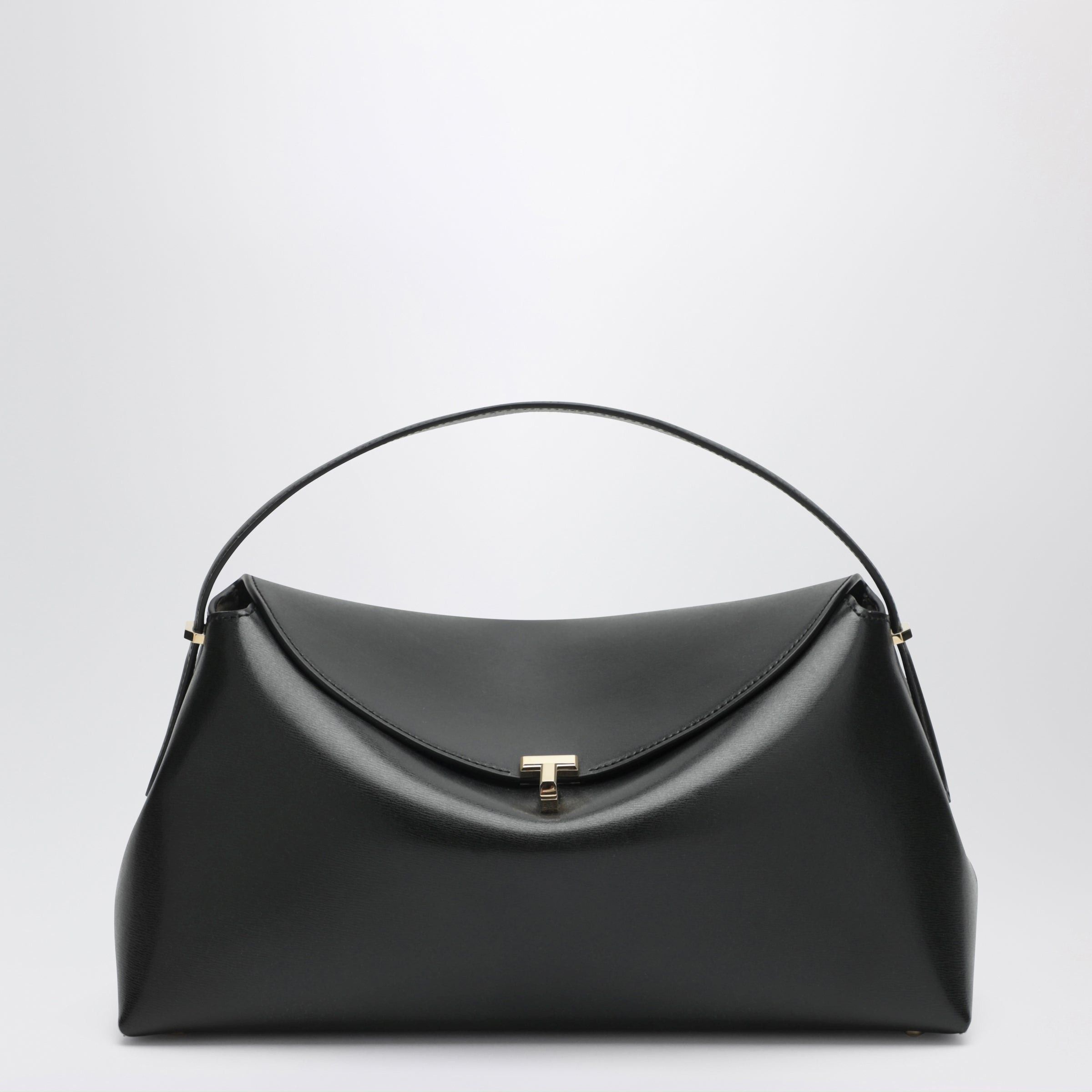 Toteme Toteme Black Leather T-Lock Bag Size ONE SIZE - 1 Thumbnail
