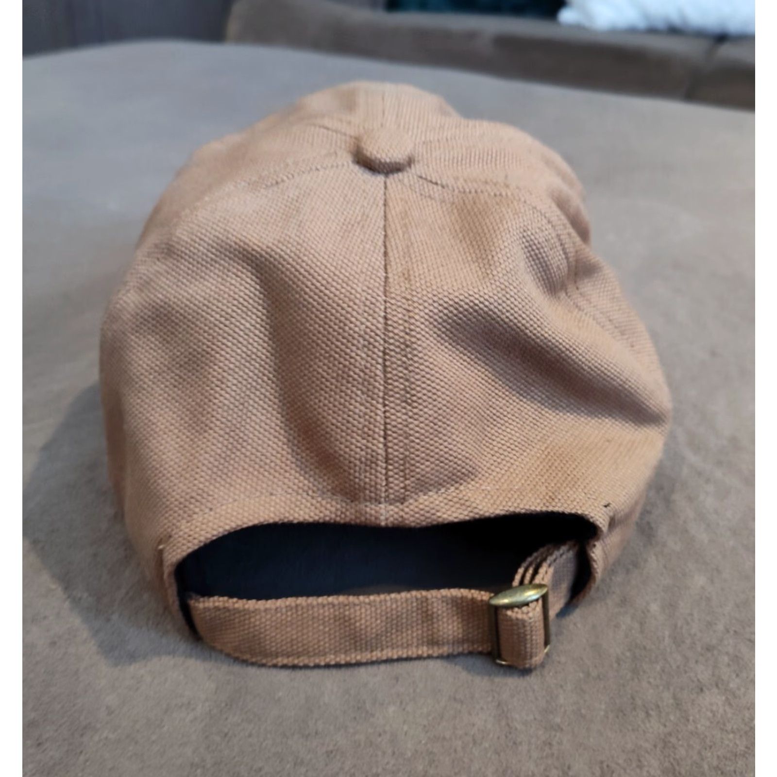 Duluth Trading Company DULUTH TRADING Fleece-Lined Canvas Cap Hat M/L Mens Brown Baseball Cap Lined 90s Logo Theme Size US M / EU 48-50 / 2 - 4 Thumbnail