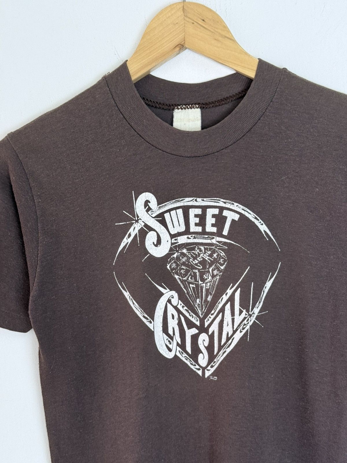 Band Tees Rare Sweet Crystal 70’s 5 Carat Rock. Size US S / EU 44-46 / 1 - 2 Thumbnail