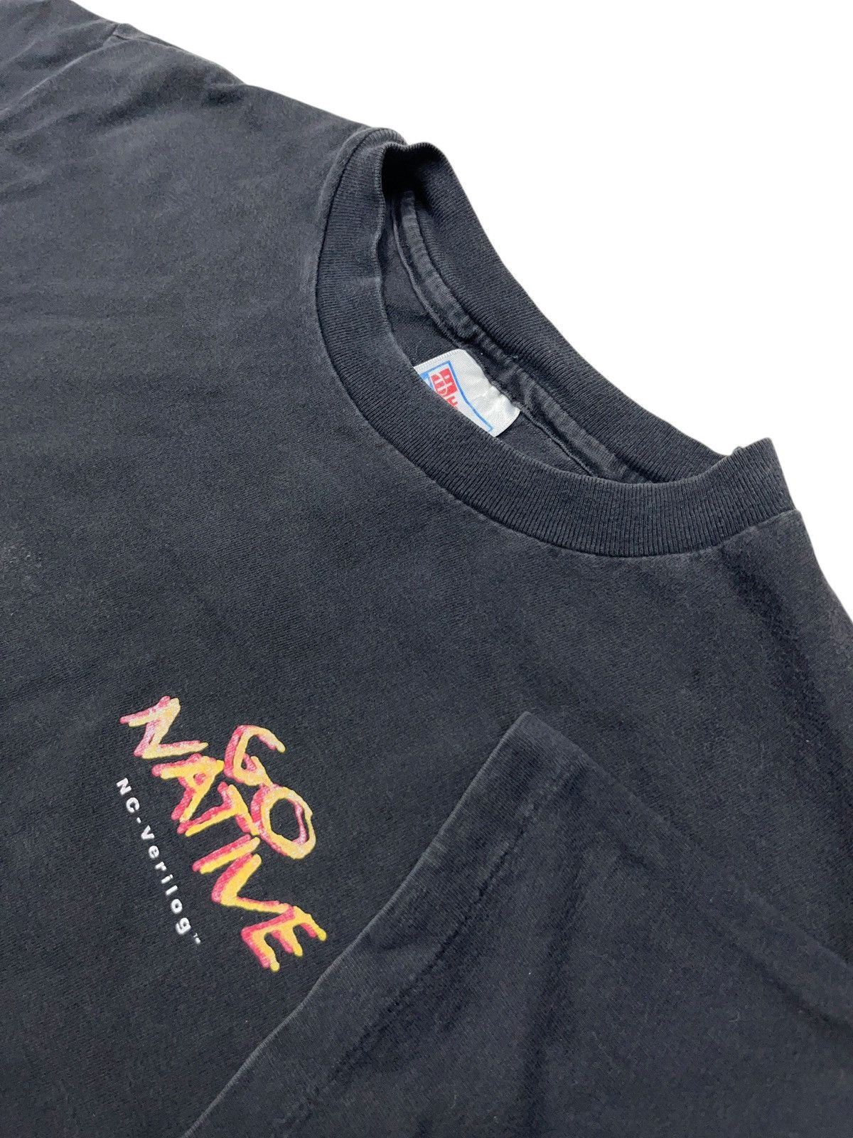 Hanes × Vintage Vintage 90s INCA Software Programme T-shirt Size US L / EU 52-54 / 3 - 6 Thumbnail