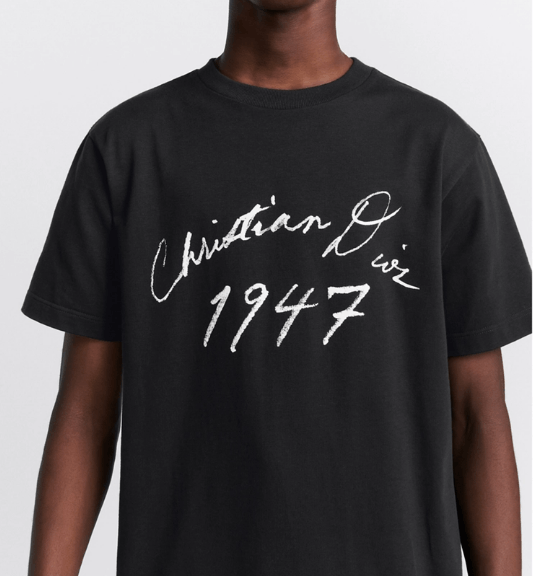 Dior o1w1db10525 493J69 Relaxed-Fit T-Shirt in Black Size US M / EU 48-50 / 2 - 6 Thumbnail