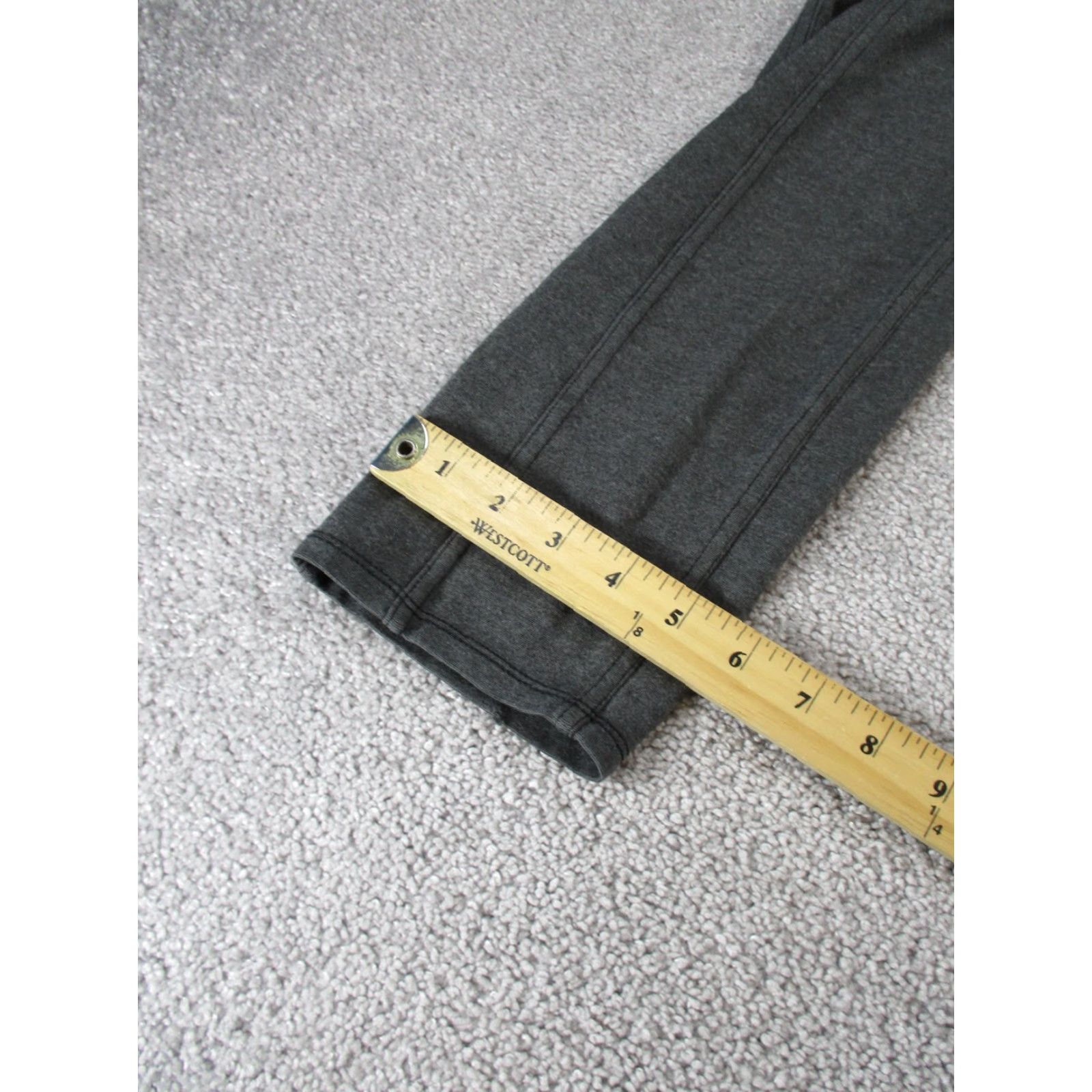 Athleta VINTAGE Athleta Ponte Moto Pants Womens 10 Gray Skinny Jegging 10 Gray Athletic Pants Womens Size 32" / US 10 / IT 46 - 5 Thumbnail