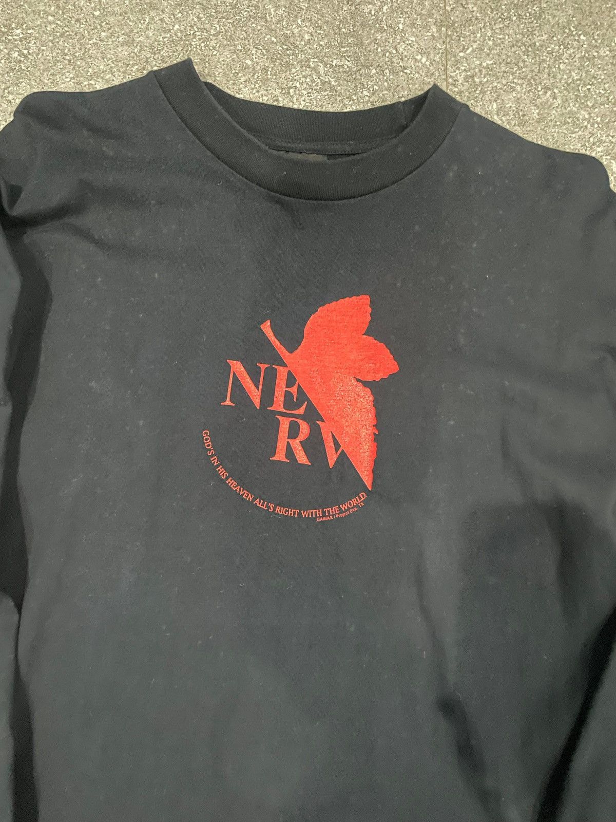 Anime Vintage Longsleeve Tee Anime - Neon Genesis Evangelion 1998 Size US L / EU 52-54 / 3 - 3 Thumbnail