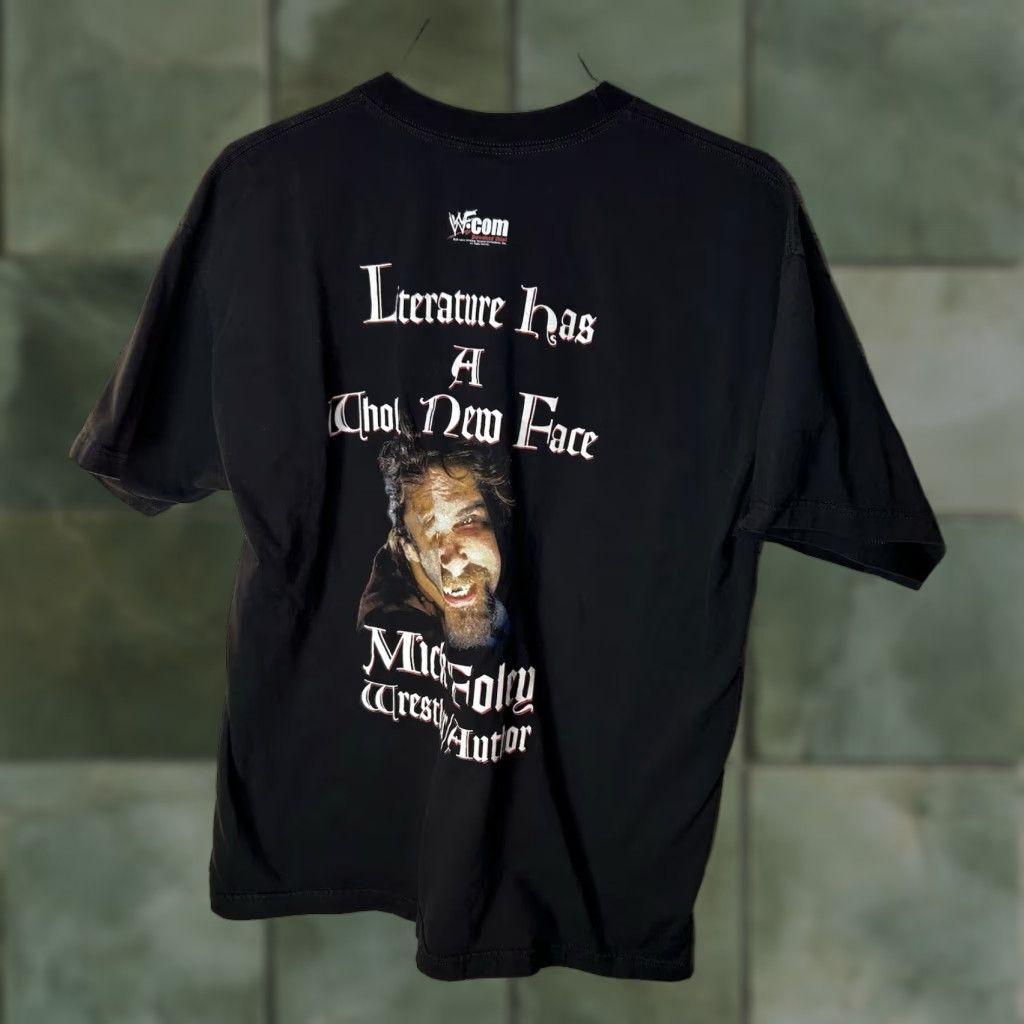 Doublet VINTAGE WWF Mick Foley Shakespeare Double-Sided T-Shirt 90s Wrestling Tee XL Black Mens Size US XL / EU 56 / 4 - 1 Thumbnail