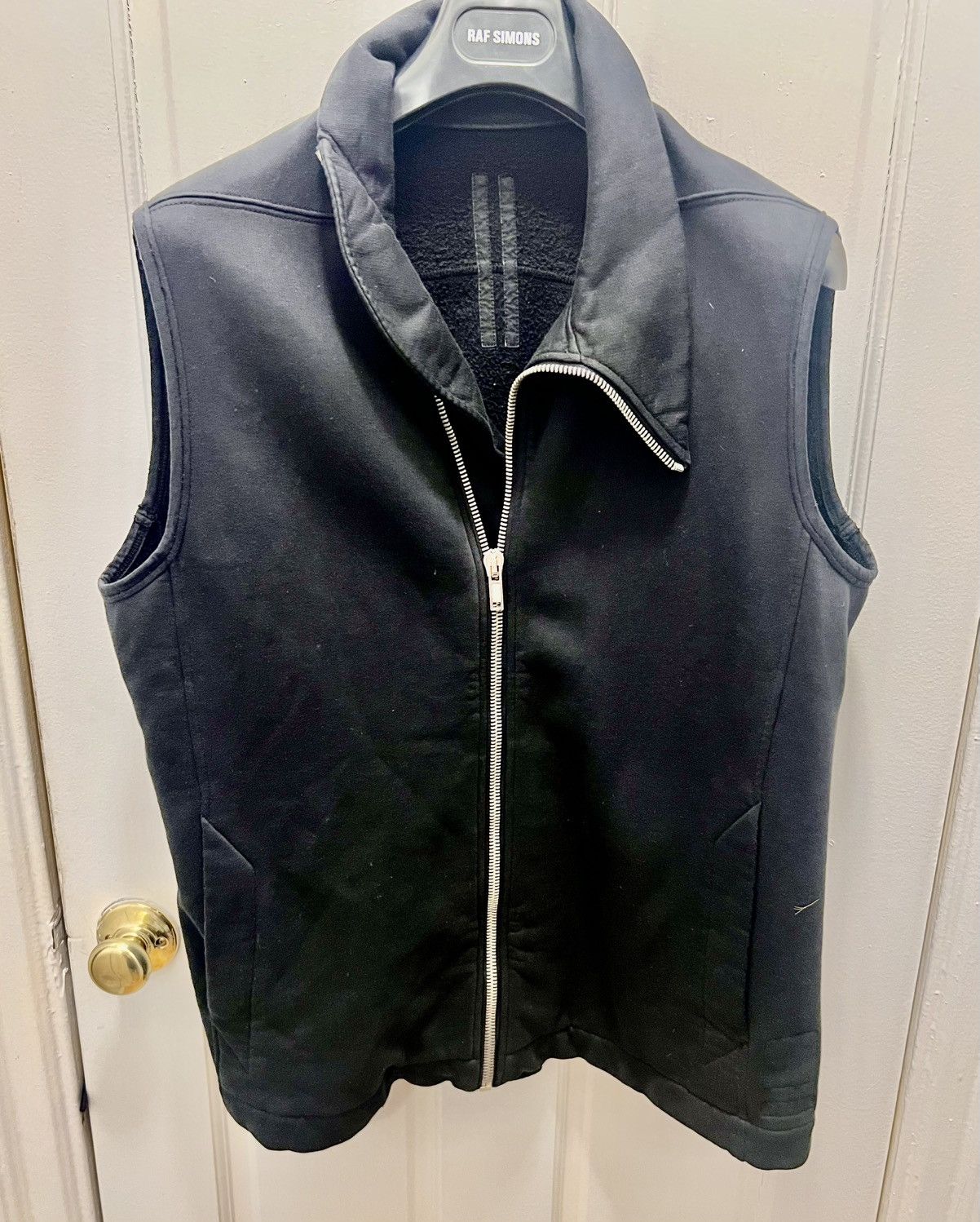 Pre-owned Rick Owens X Rick Owens Drkshdw Mint Condition S/s13 “island” Zipper Vest In Black