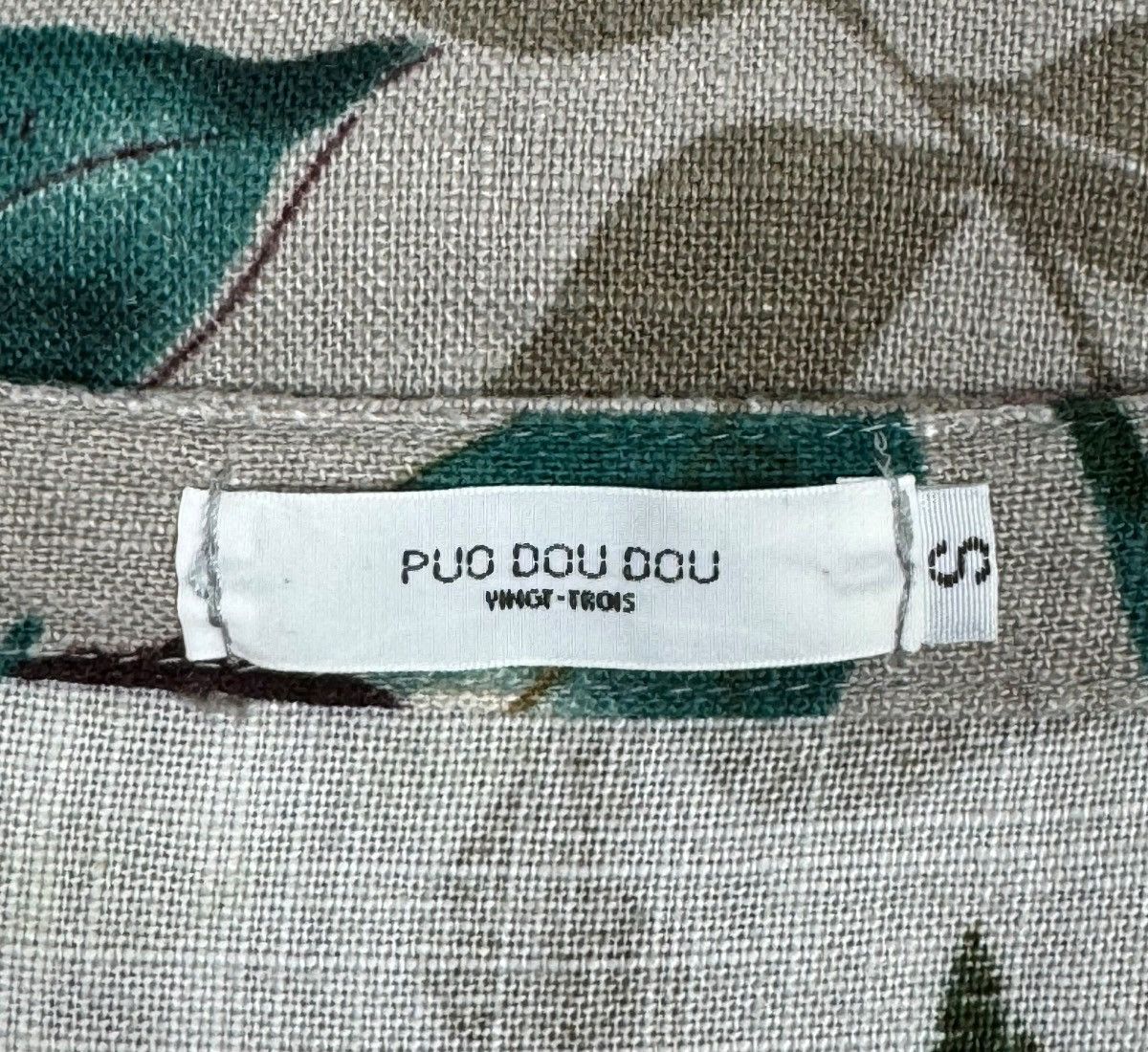 Designer Puo Dou Dou Mini Shift Dress Floral Printed Cotton size S Size S / US 4 / IT 40 - 15 Thumbnail