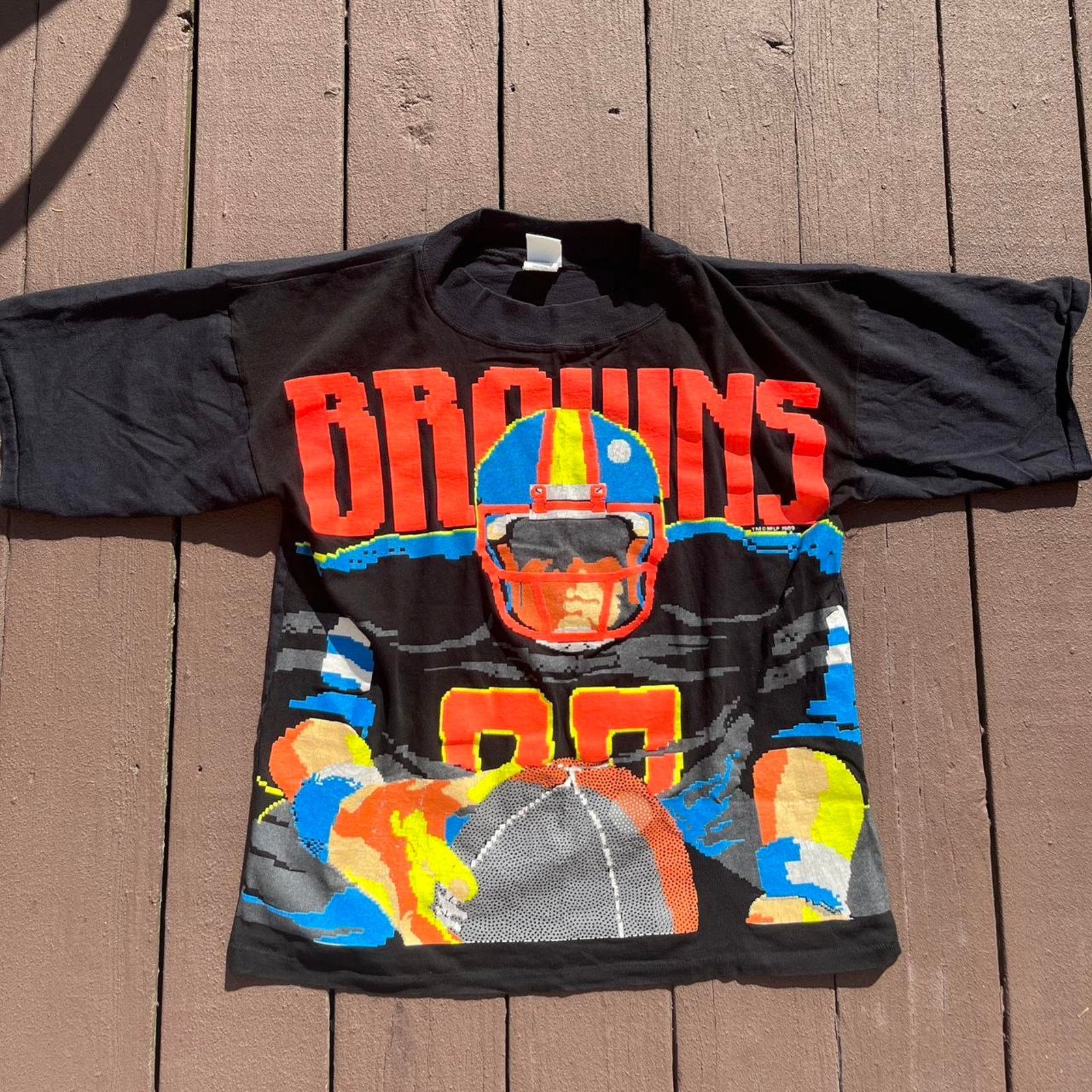 NFL VINTAGE 1989 AOP cleveland browns nfl shirt Size US M / EU 48-50 / 2 - 1 Thumbnail