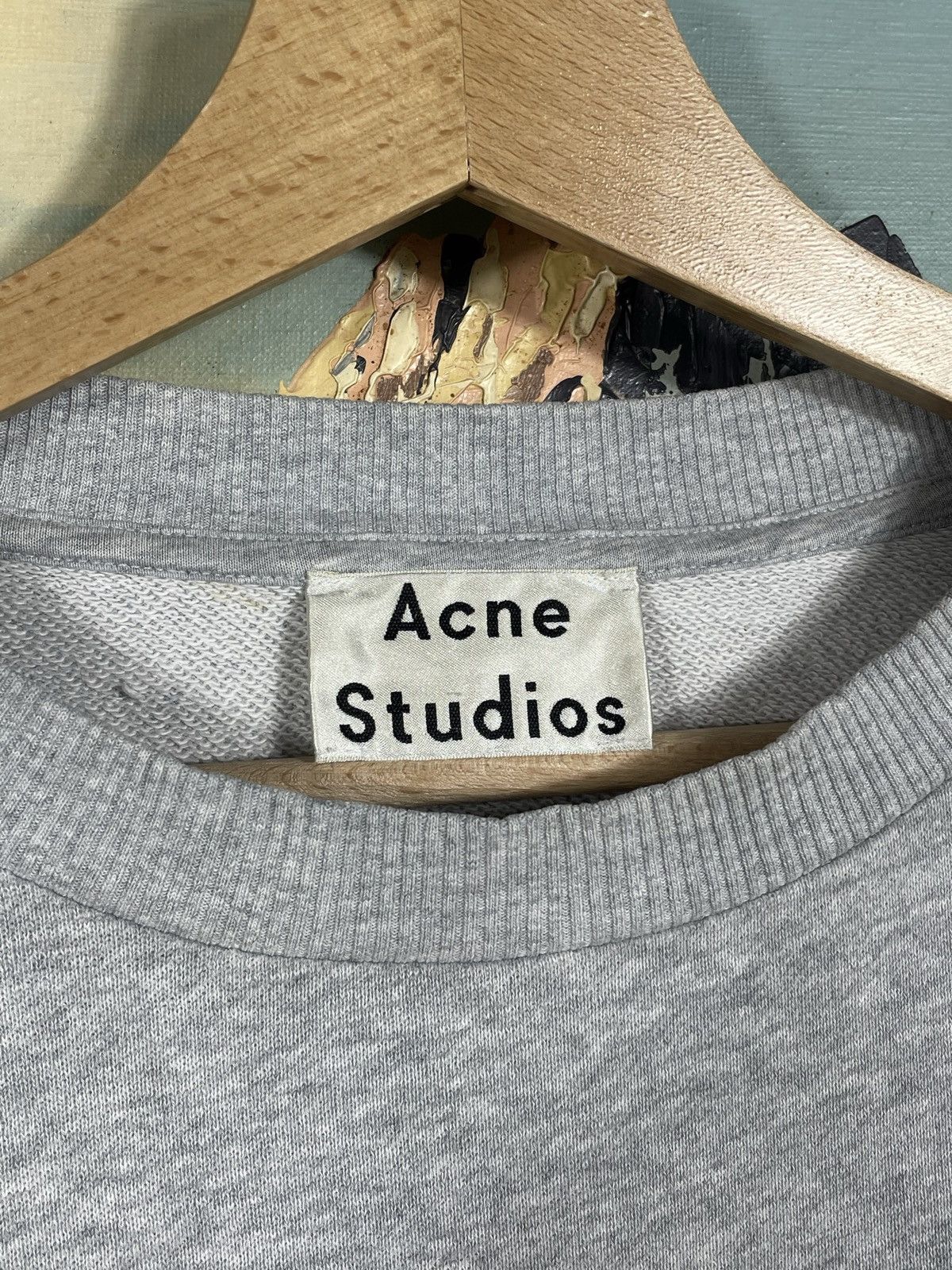 Acne Studios Acne Studios Boxy Oversize Crewneck Jumper Sweater Luxury Size S / US 4 / IT 40 - 6 Thumbnail