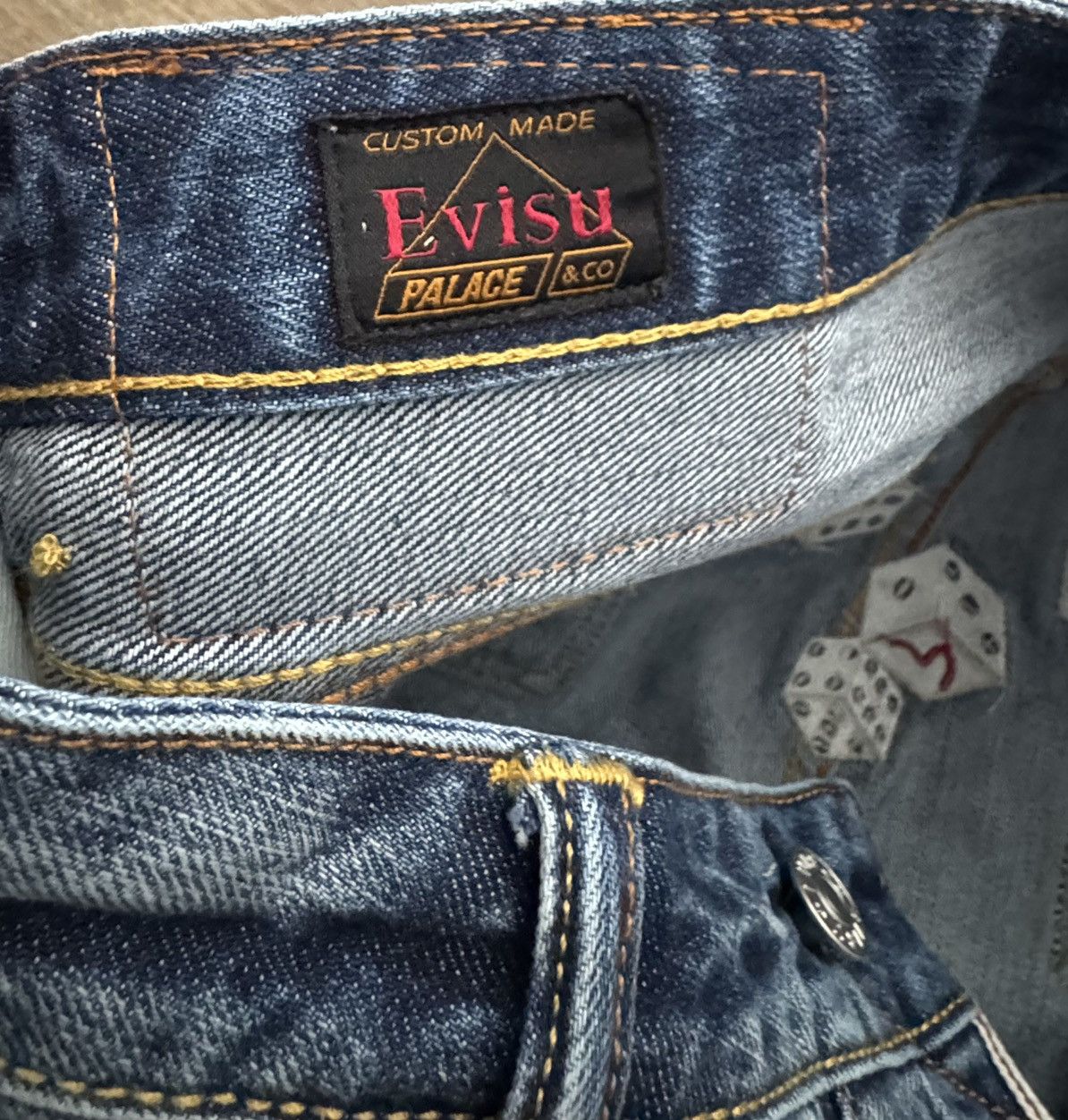 Evisu × Palace Palace x Evisu Dice Daicock Denim Jeans Size US 32 / EU 48 - 7 Thumbnail