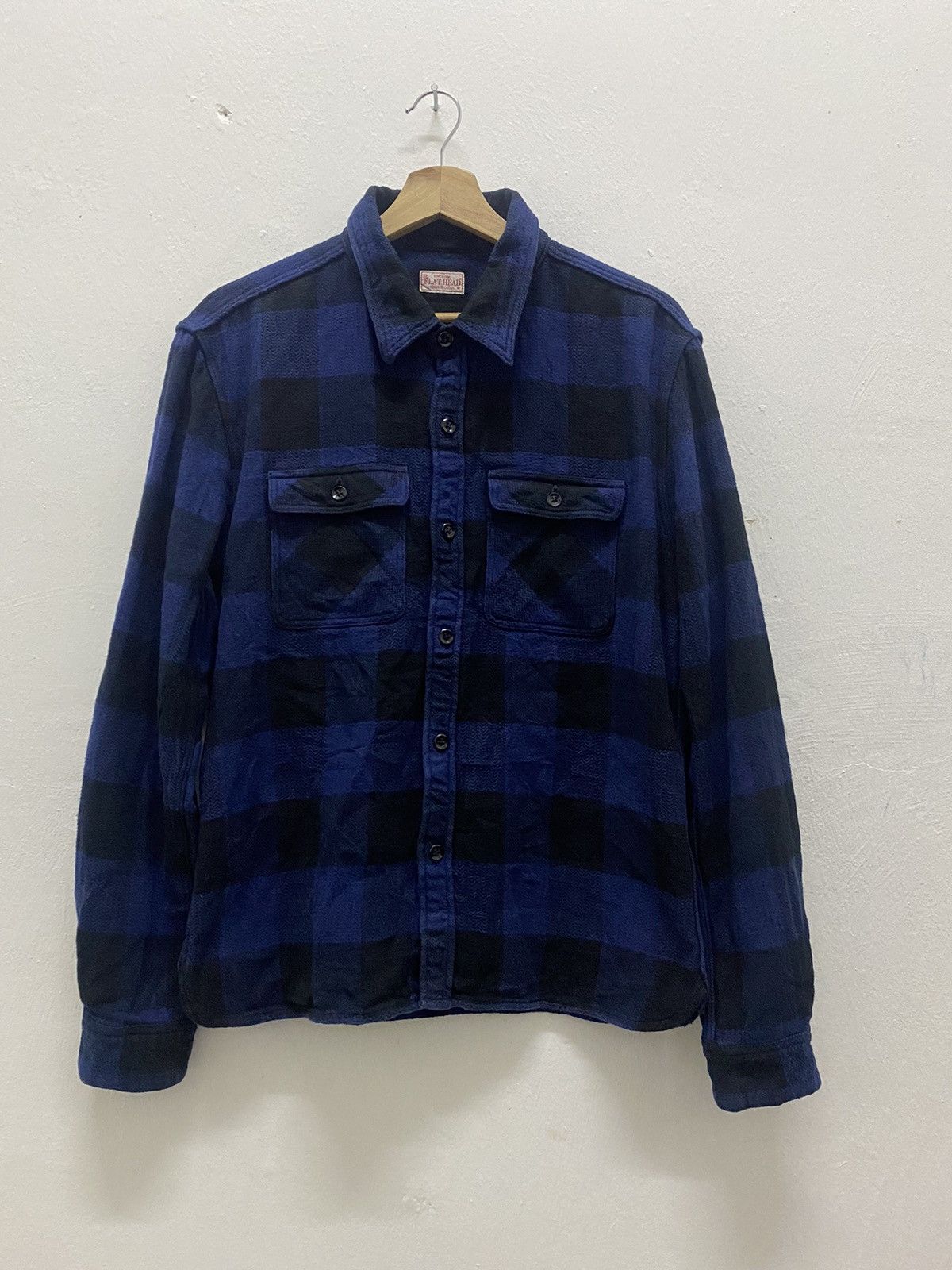 Japanese Brand × The Flat Head The flat head block check work flannel Size US M / EU 48-50 / 2 - 1 Thumbnail