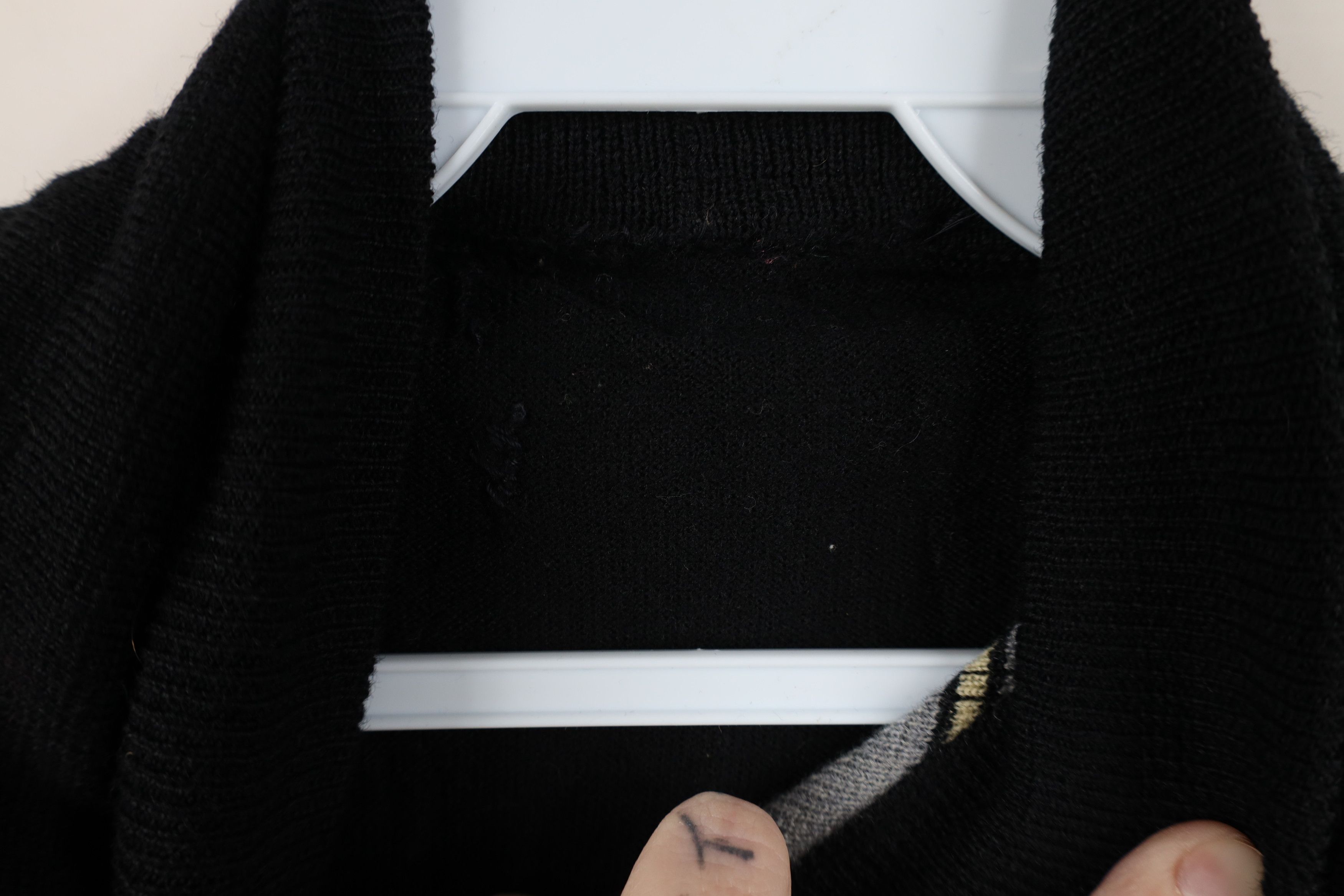 Vintage Vintage 50s 60s Rockabilly Tuxedo Style Knit Sweater USA Size US S / EU 44-46 / 1 - 10 Thumbnail