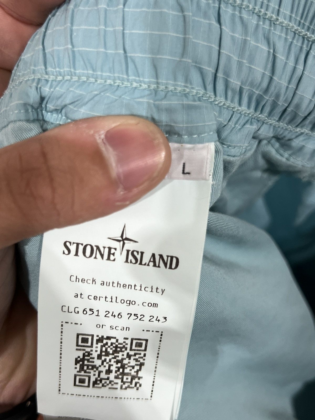 Stone Island Stolen Island Blue Nylon Short Size US 34 / EU 50 - 13 Thumbnail