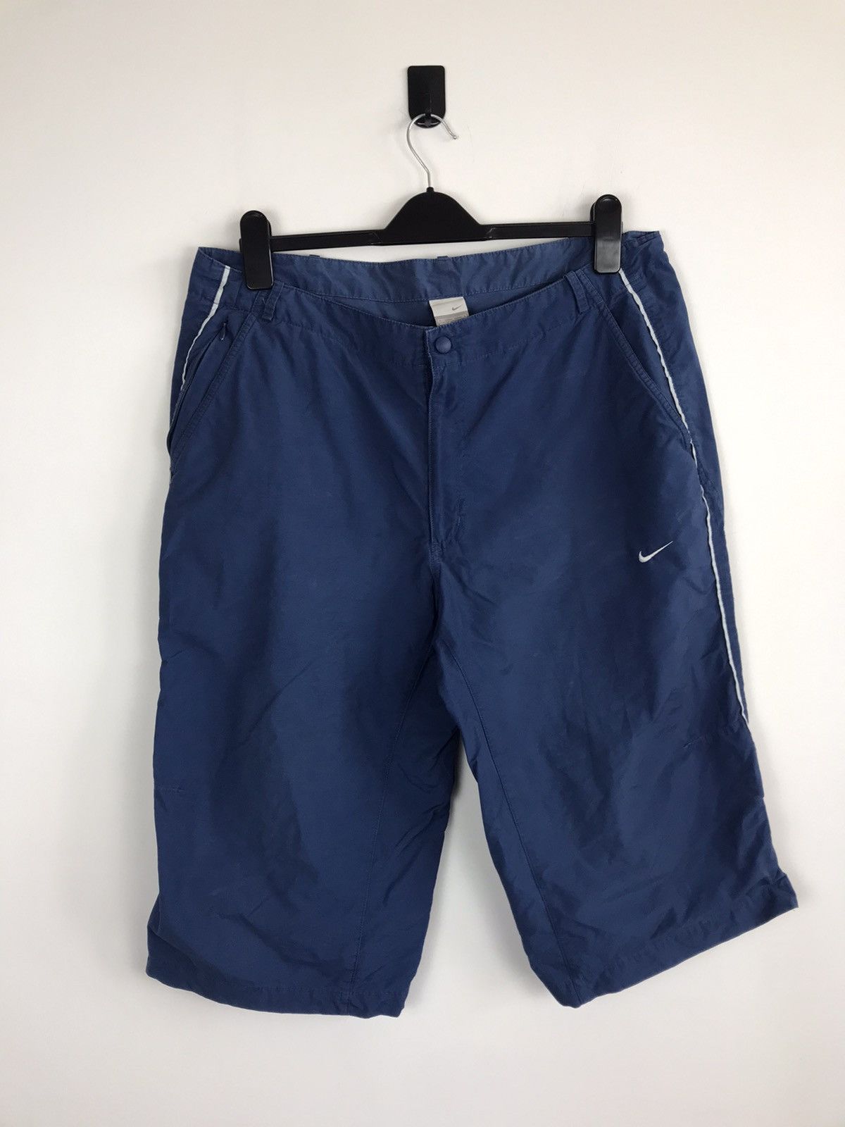 Nike × Vintage Vintage Nike Long Shirts Rap Style Silver Tab Size US 36 / EU 52 - 1 Thumbnail