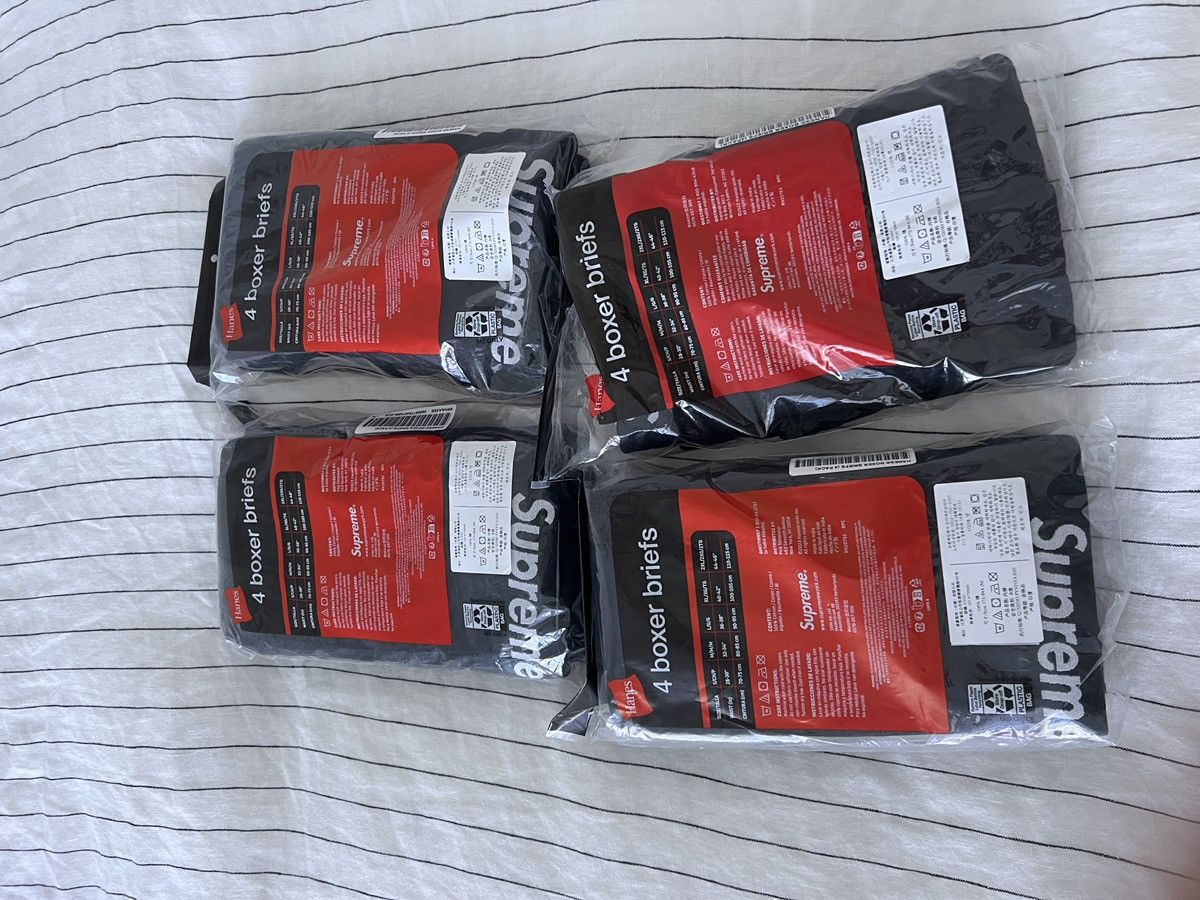 Supreme Supreme Hanes Boxer Briefs (15 Pairs) Size 32 - 2 Thumbnail