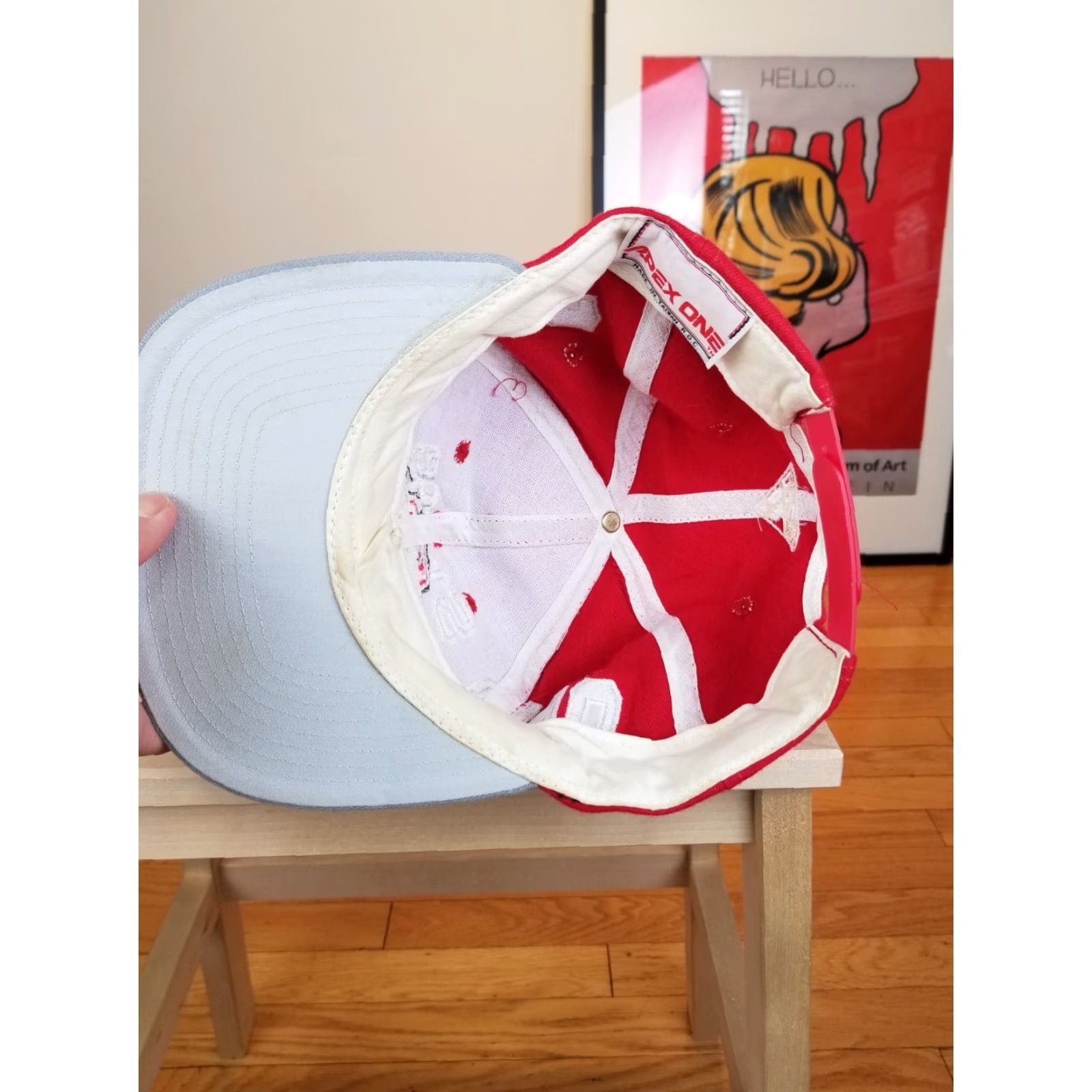 Vintage VINTAGE Ohio State University Buckeyes Red Apex One Snapback Mens Cap Size ONE SIZE - 5 Thumbnail