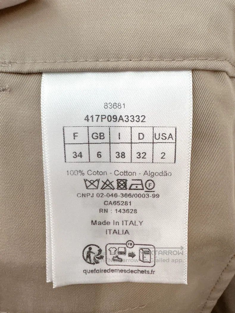 Dior Dior Khaki wide-leg trousers Size 42" / US 20 - 4 Thumbnail
