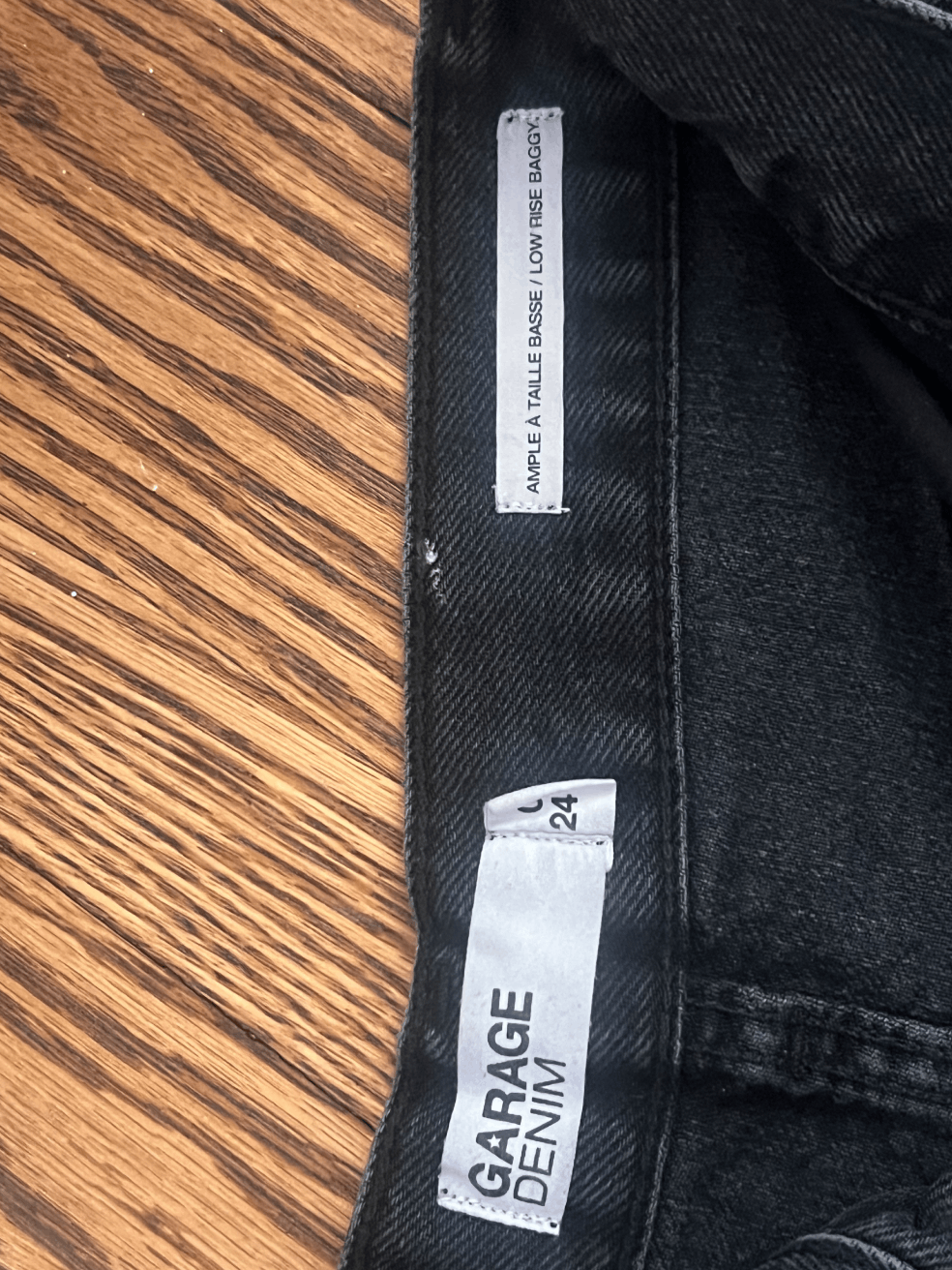 Garage Garage Denim Low Rise Baggy Jeans Size 24" / US 00 / IT 34 - 3 Thumbnail