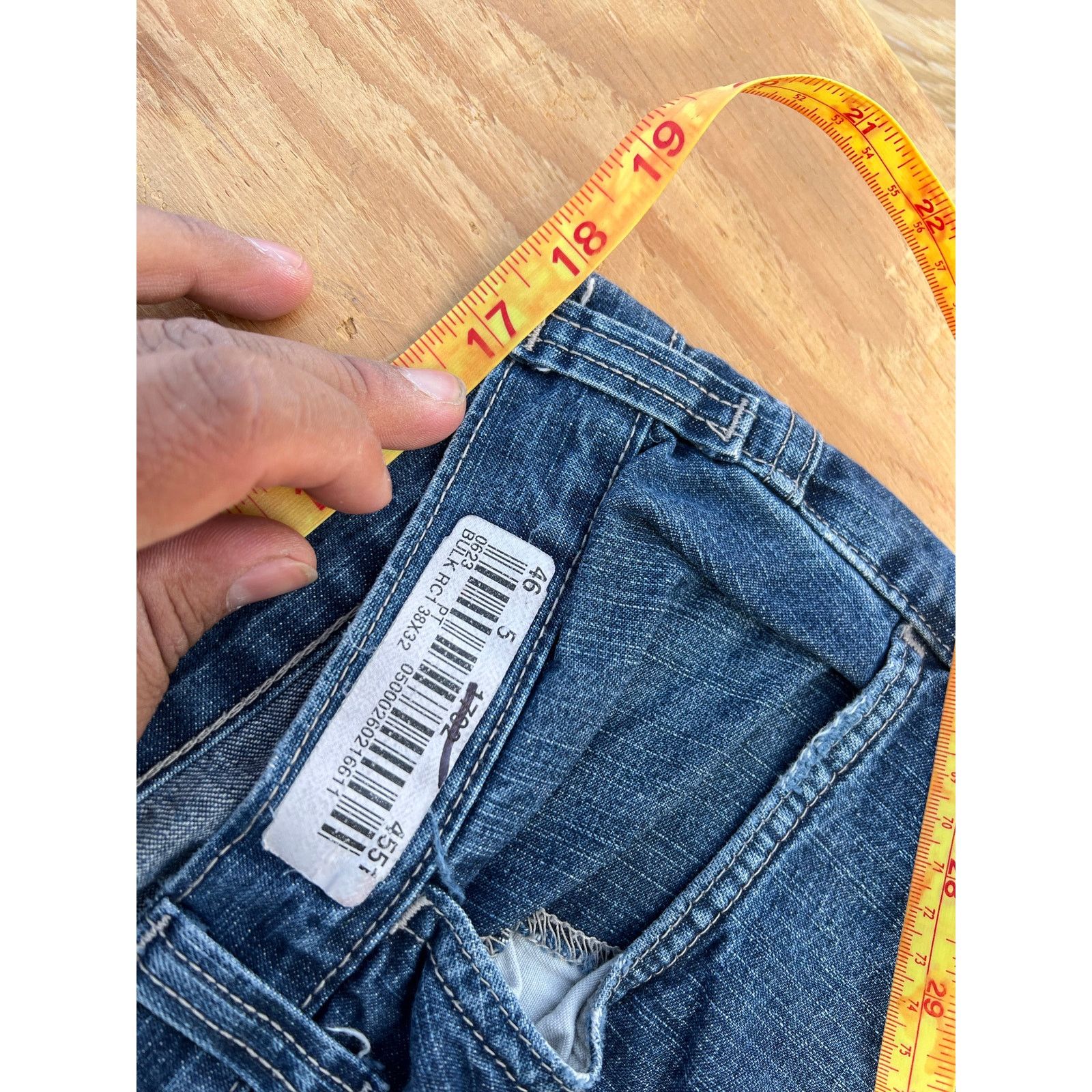Carhartt Carhartt FR Jeans Mens 38x32 Blue Denim Utility Work Pants Size US 38 / EU 54 - 6 Thumbnail