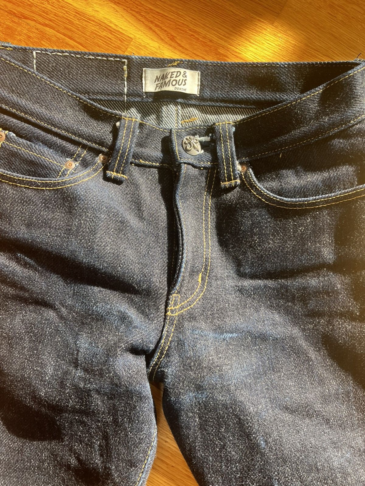 Naked & Famous Naked & Famous 32oz Super Heavyveight Selvedge 30 Size US 30 / EU 46 - 5 Thumbnail
